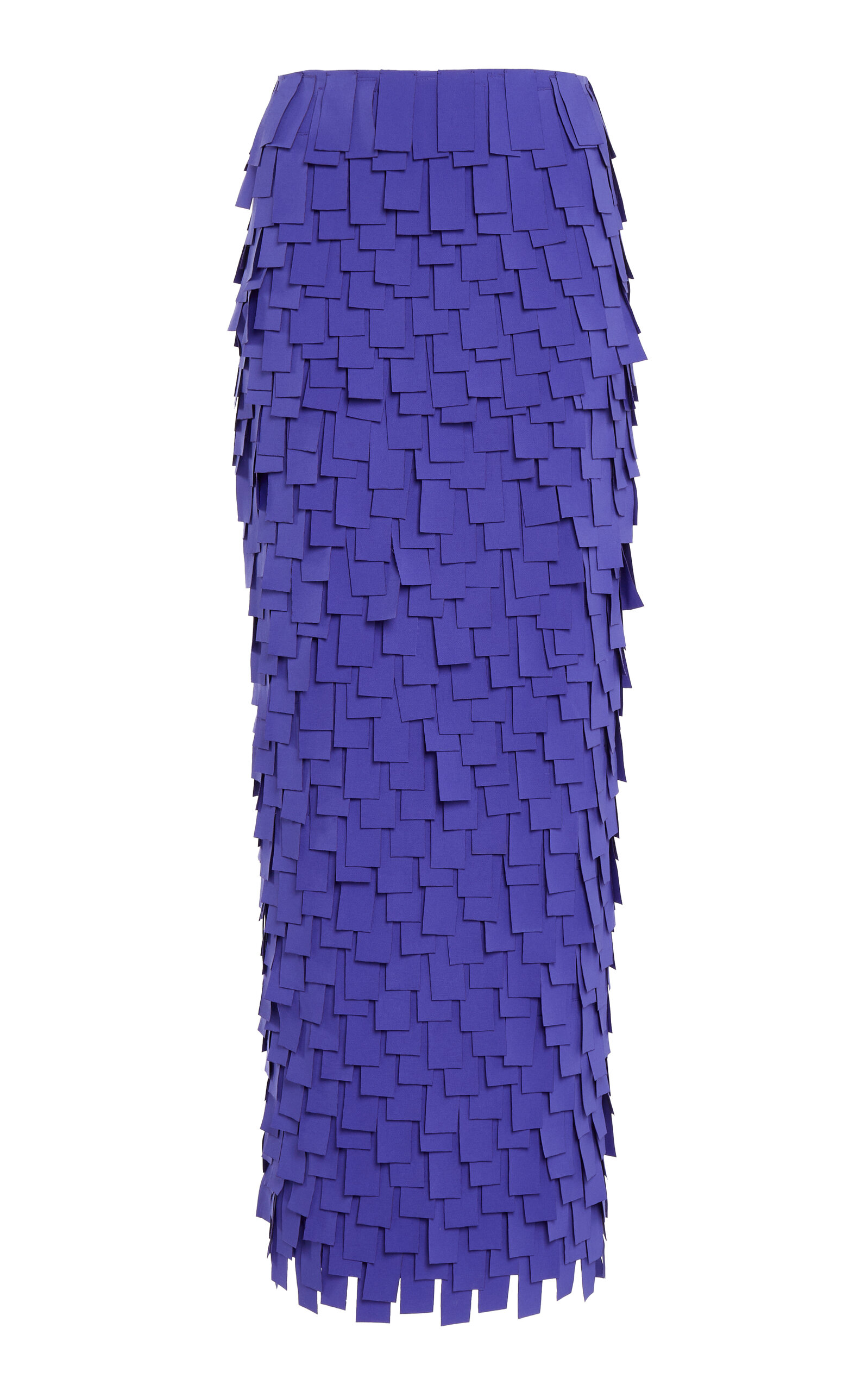 A.w.a.k.e. Multi-rectangle Maxi Skirt In Purple