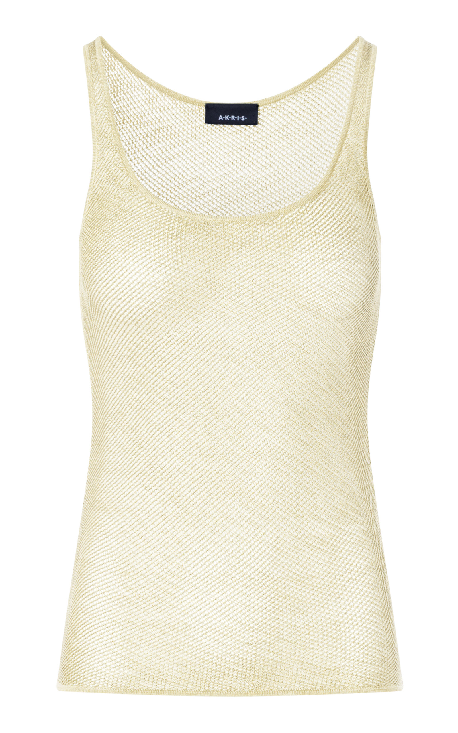 Akris Knit Silk Tank Top In Ivory