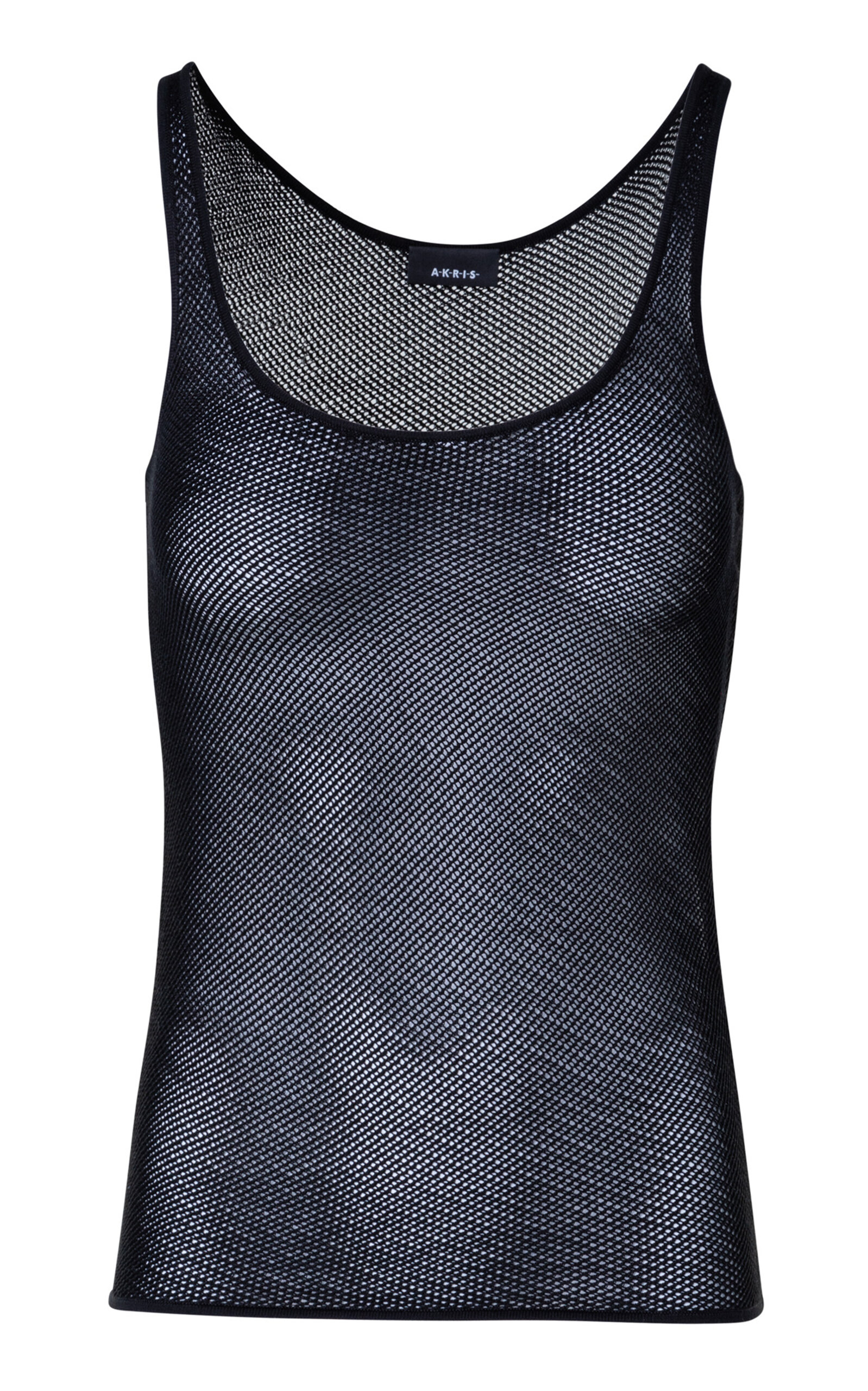 Akris Knit Silk Tank Top In Black