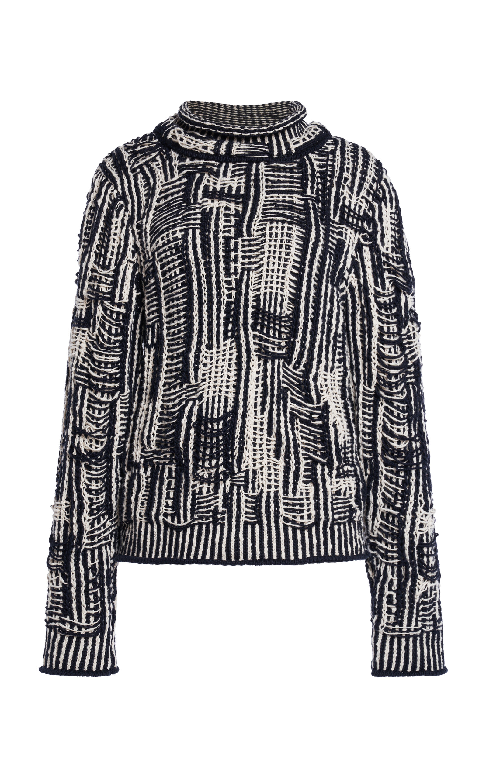H*S様 Bottega Veneta drivers Knit Knit bl Jacquard Towelling Knit Shirt BOTTEGA VENETA | Blondie Shop