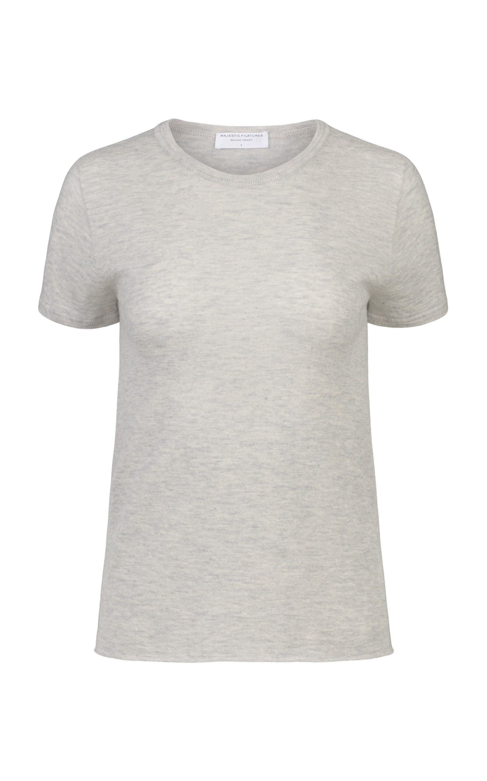 MAJESTIC FILATURES Crewneck Cashmere T-Shirt - Moda Operandi