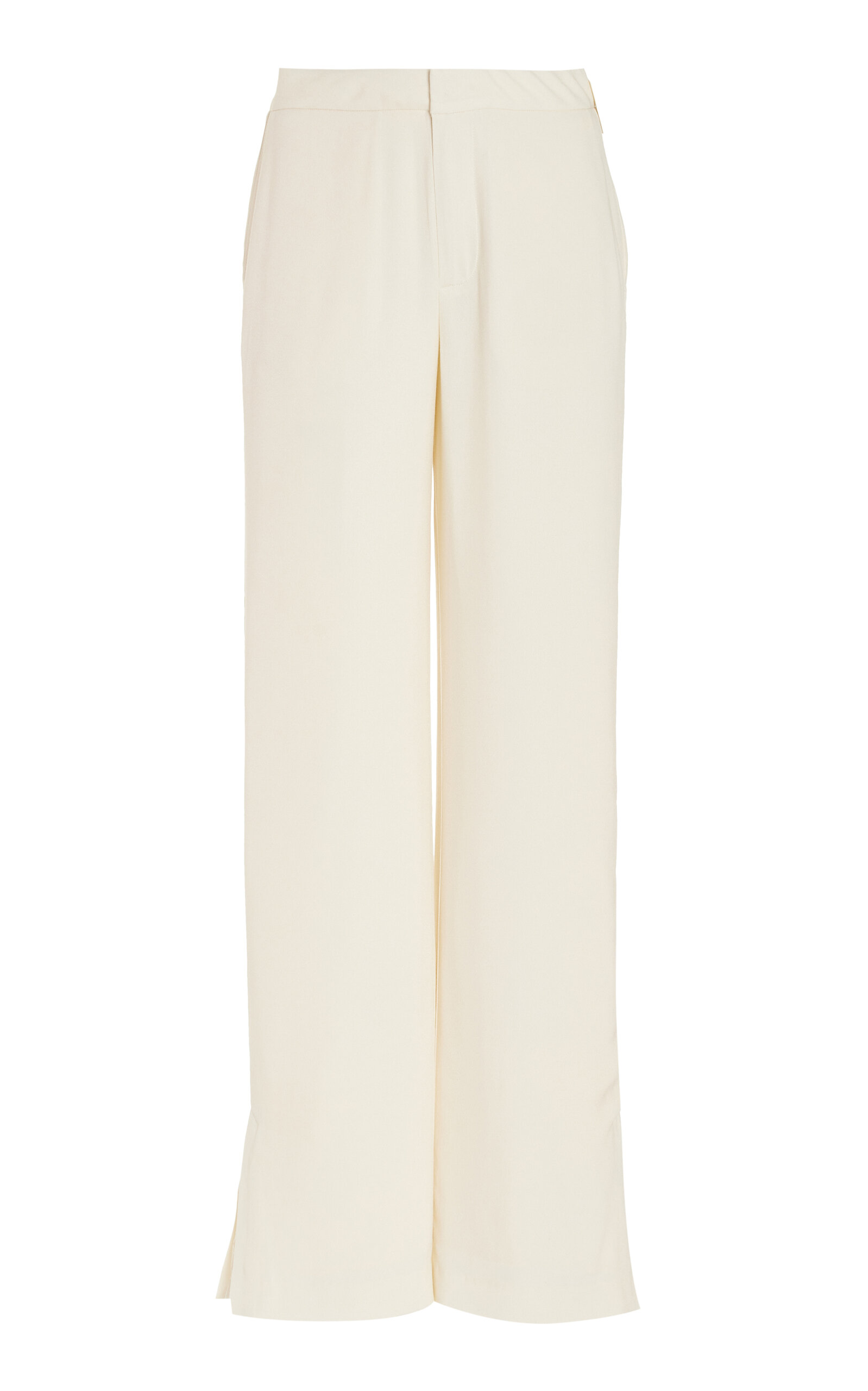Shop Third Form Day Dreamer Crepe Wide-leg Trousers In White