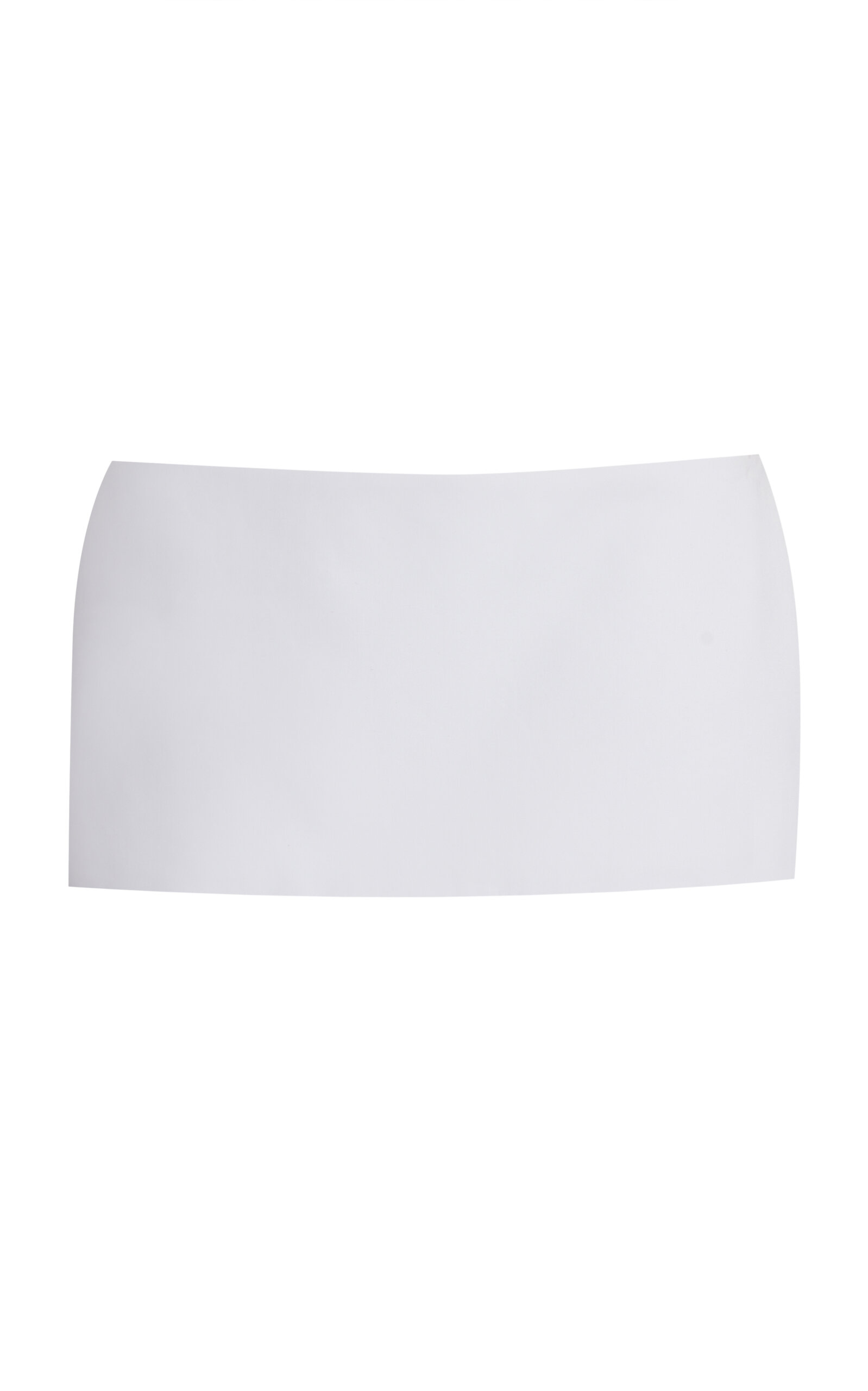 Shop Valentino Cotton Poplin Micro Mini Skirt In White