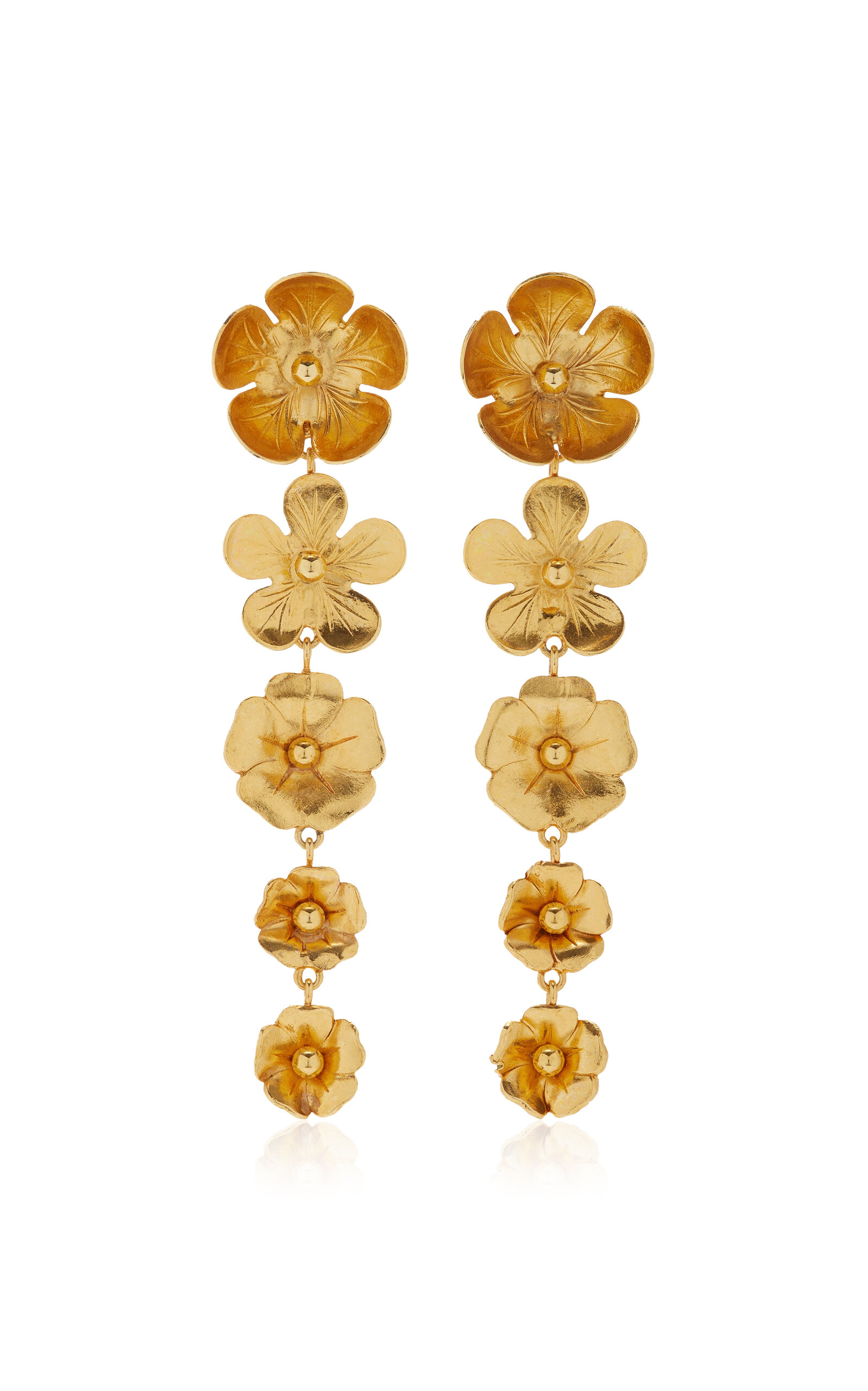 Shop Jennifer Behr Reign Gold-plated Earrings