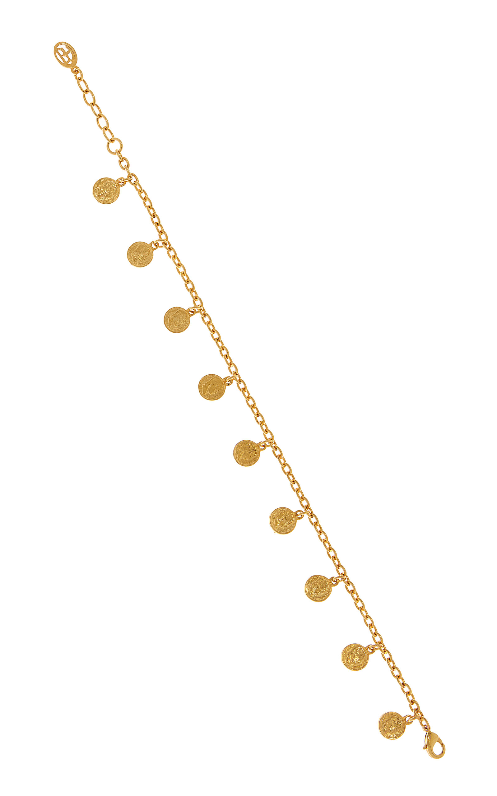 Exclusive 24K Gold-Plated Charm Anklet