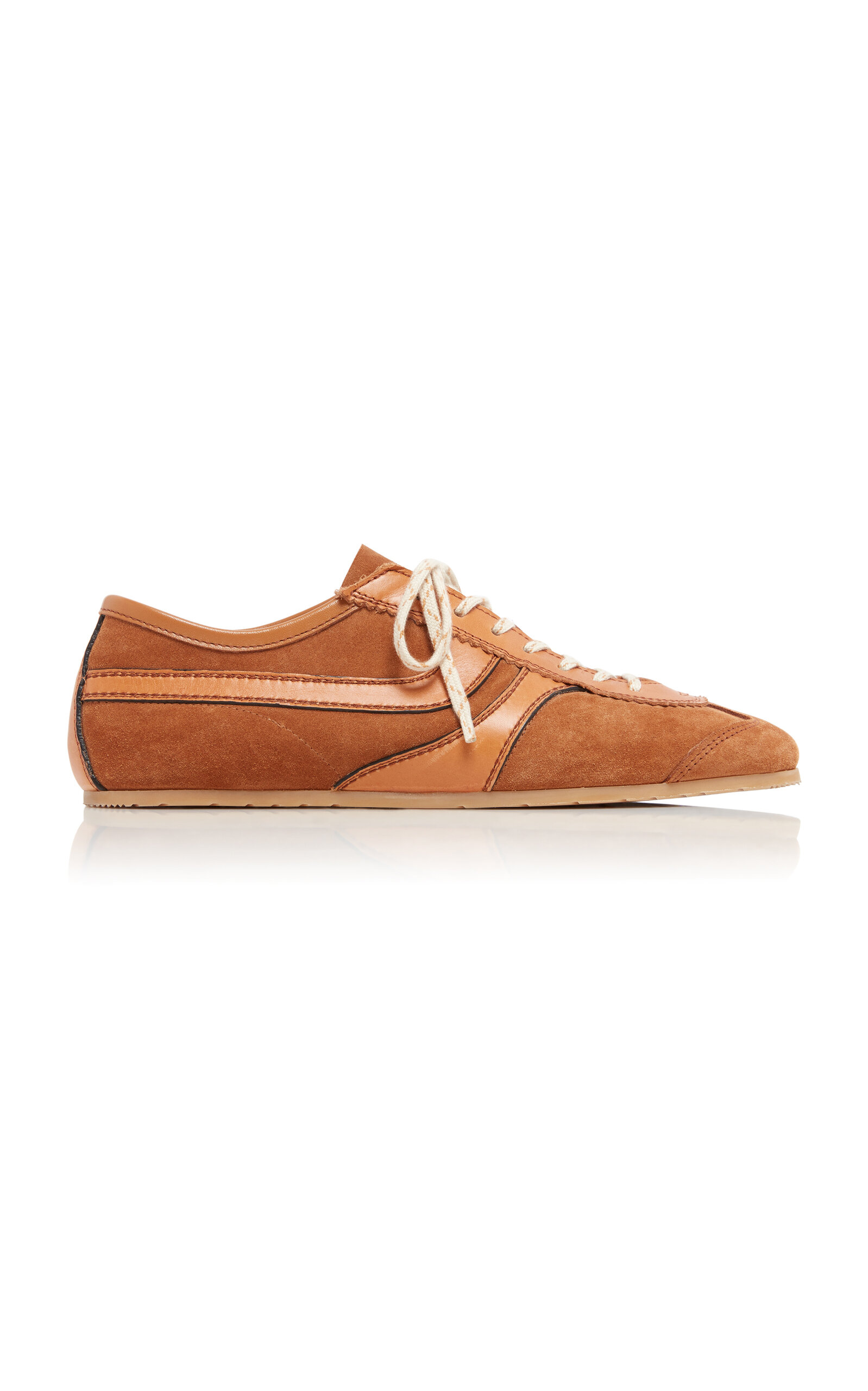 Dries Van Noten - Suede Sneakers - Tan - IT 41 - Moda Operandi