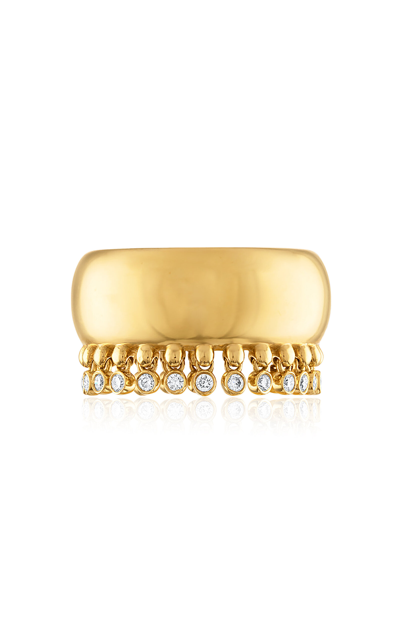 18k Yellow Gold Tennessee Ring