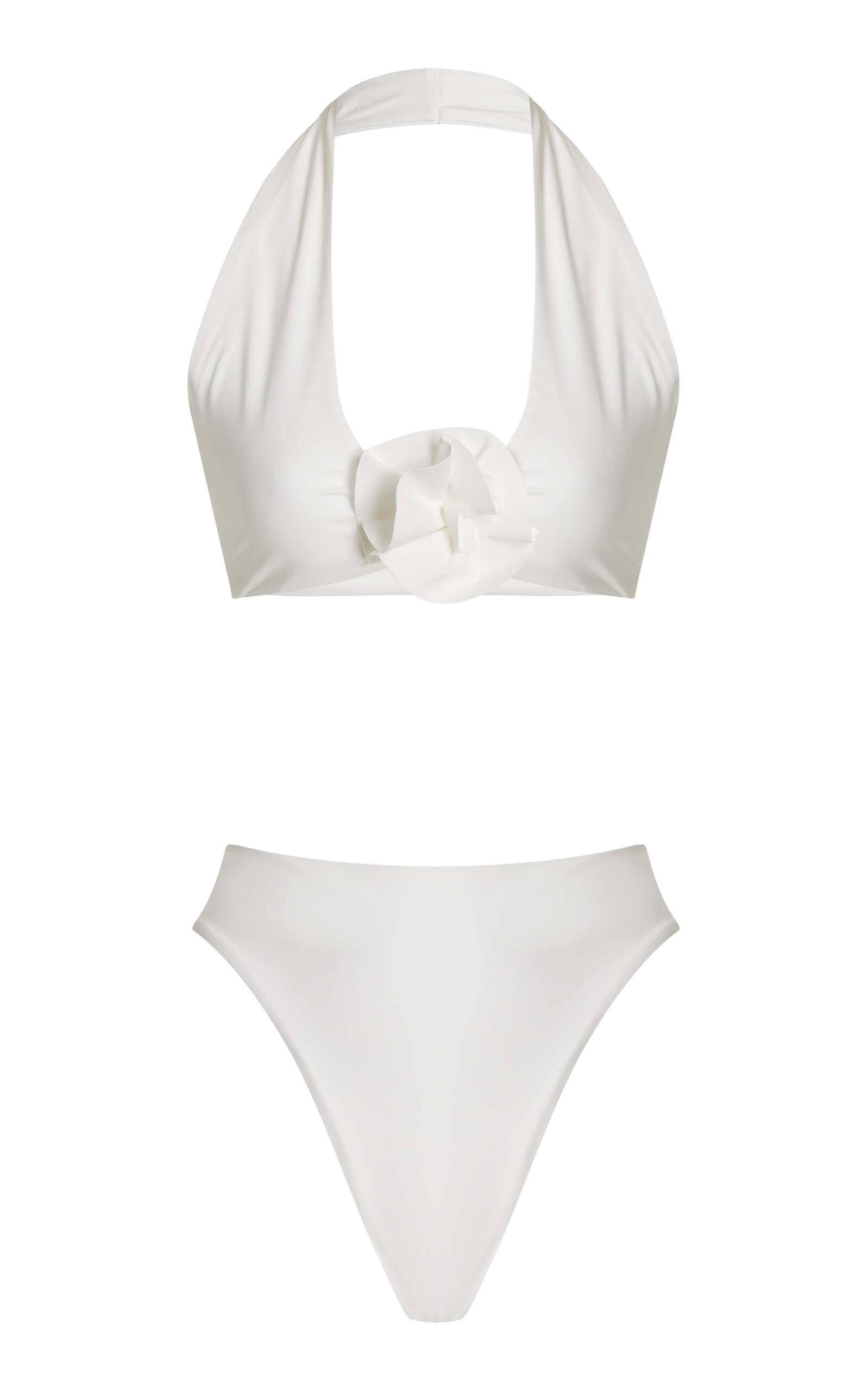 Maygel Coronel Lebrija Bikini Set Off White