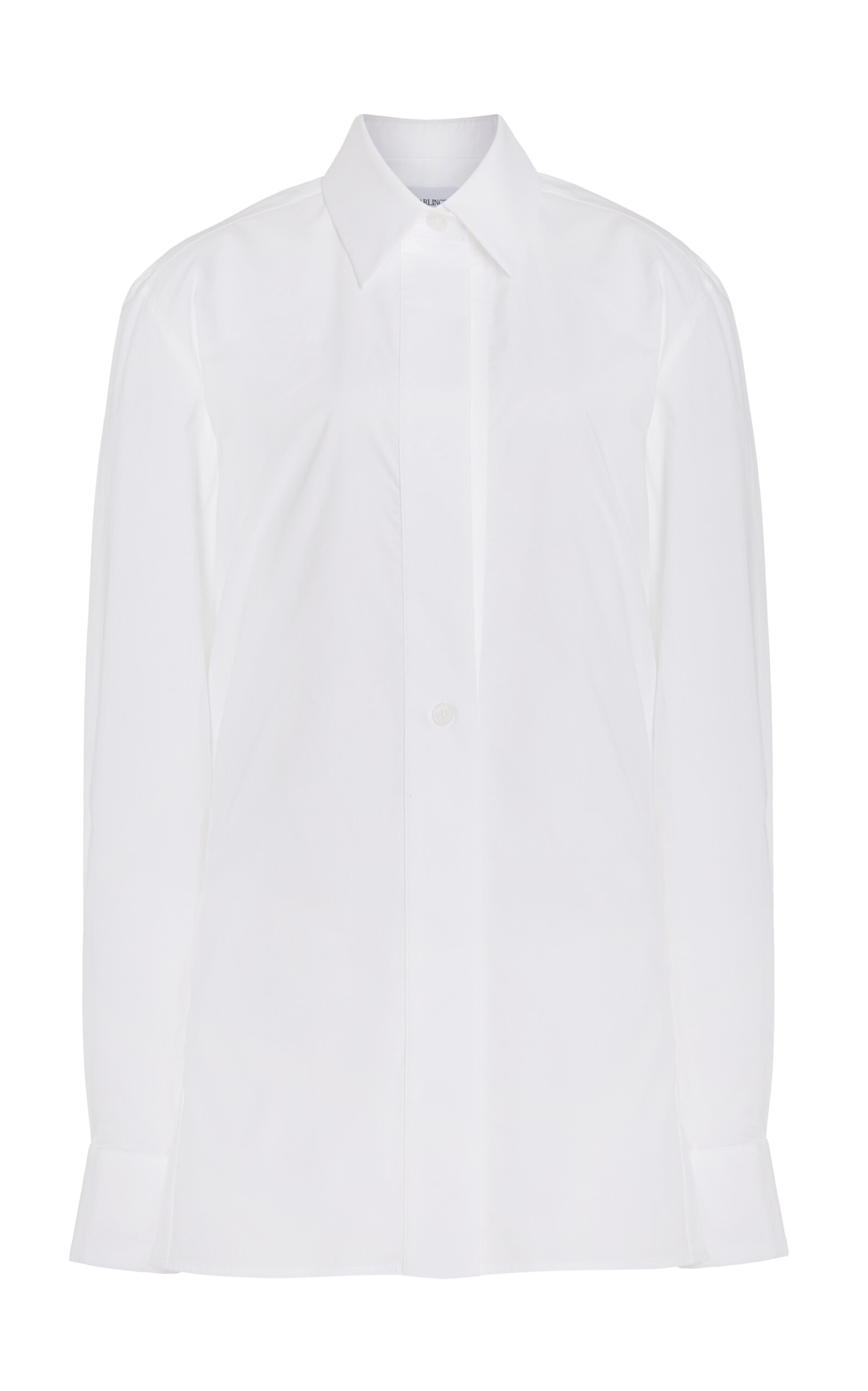 16arlington Teverdi Oversized Cotton Shirt In White