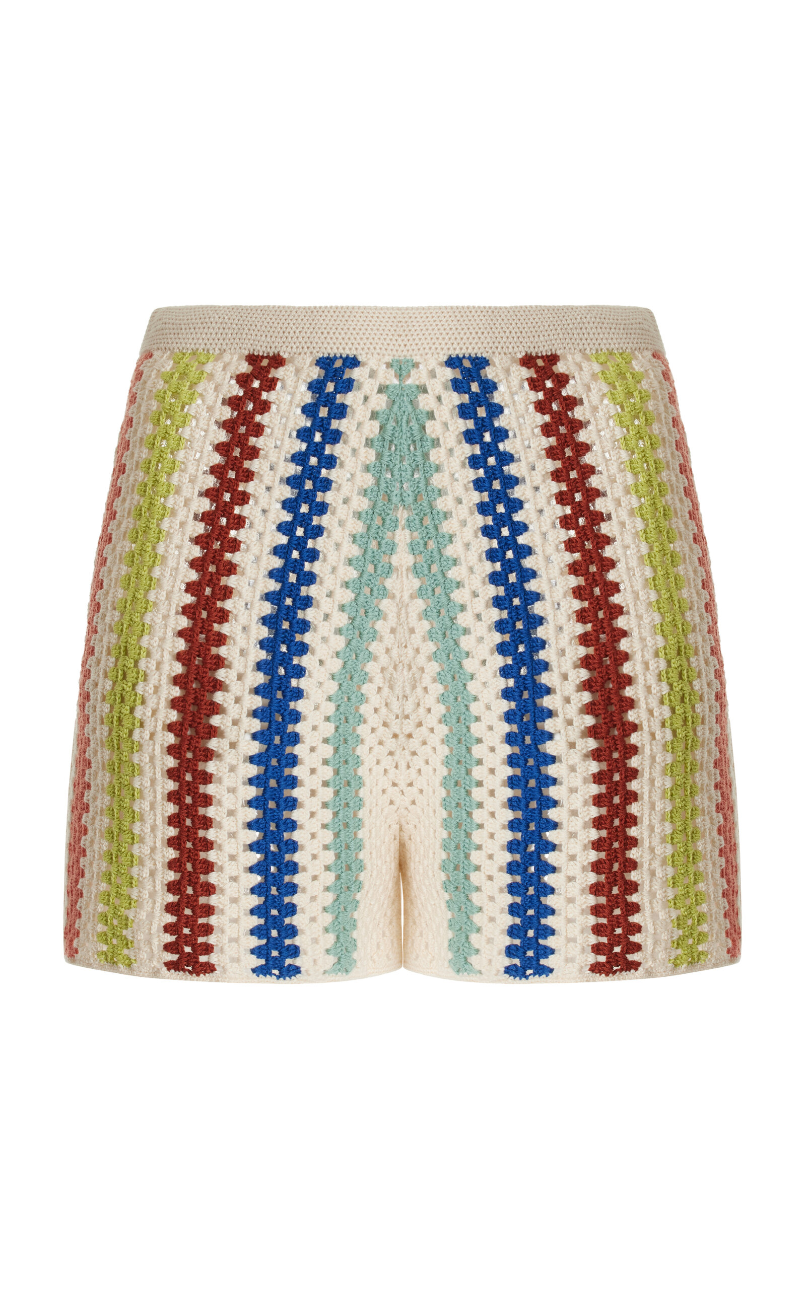 Plaza Crocheted-Cotton Shorts