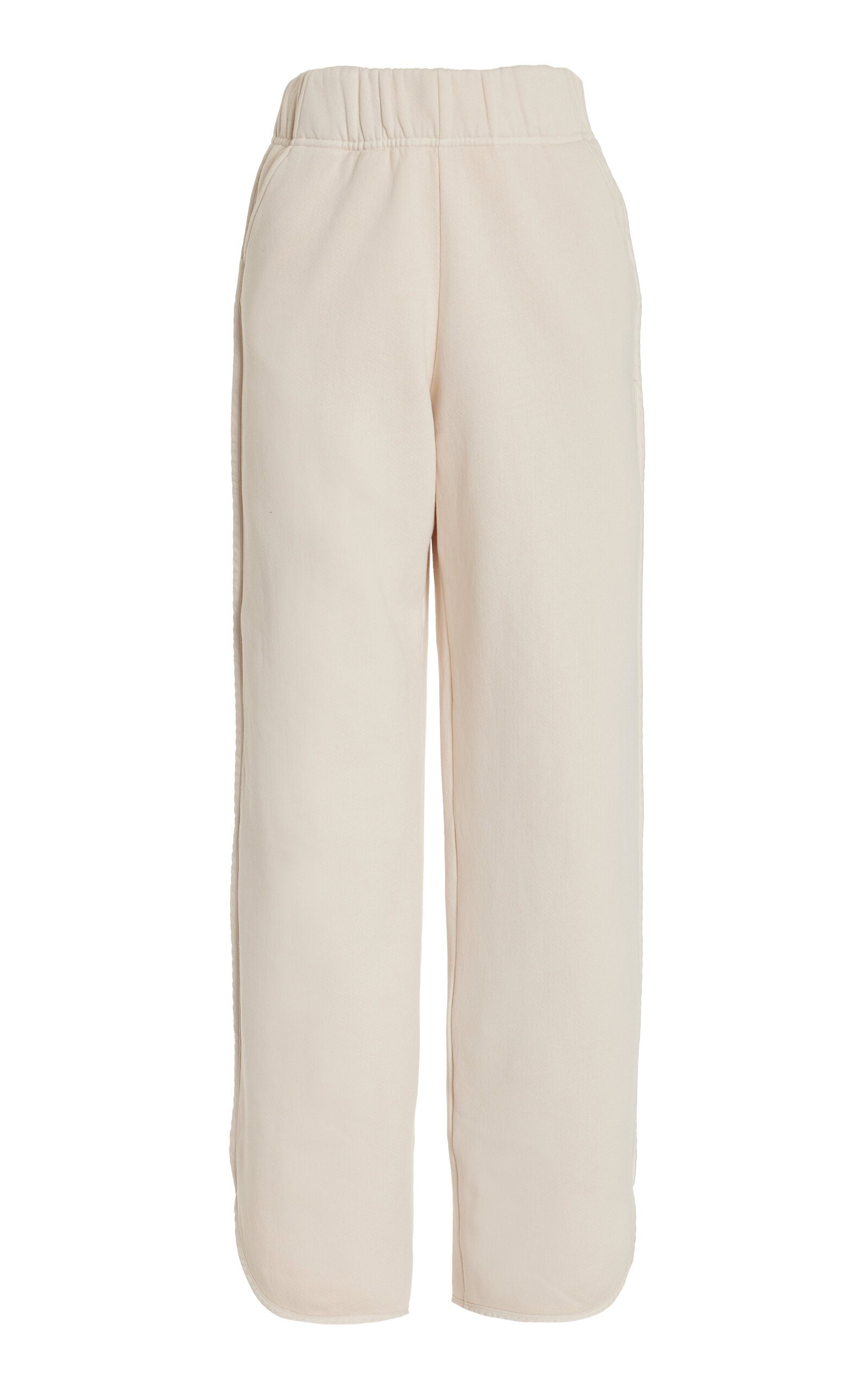 Shop Les Tien Olympia Cotton Sweatpants In Ivory