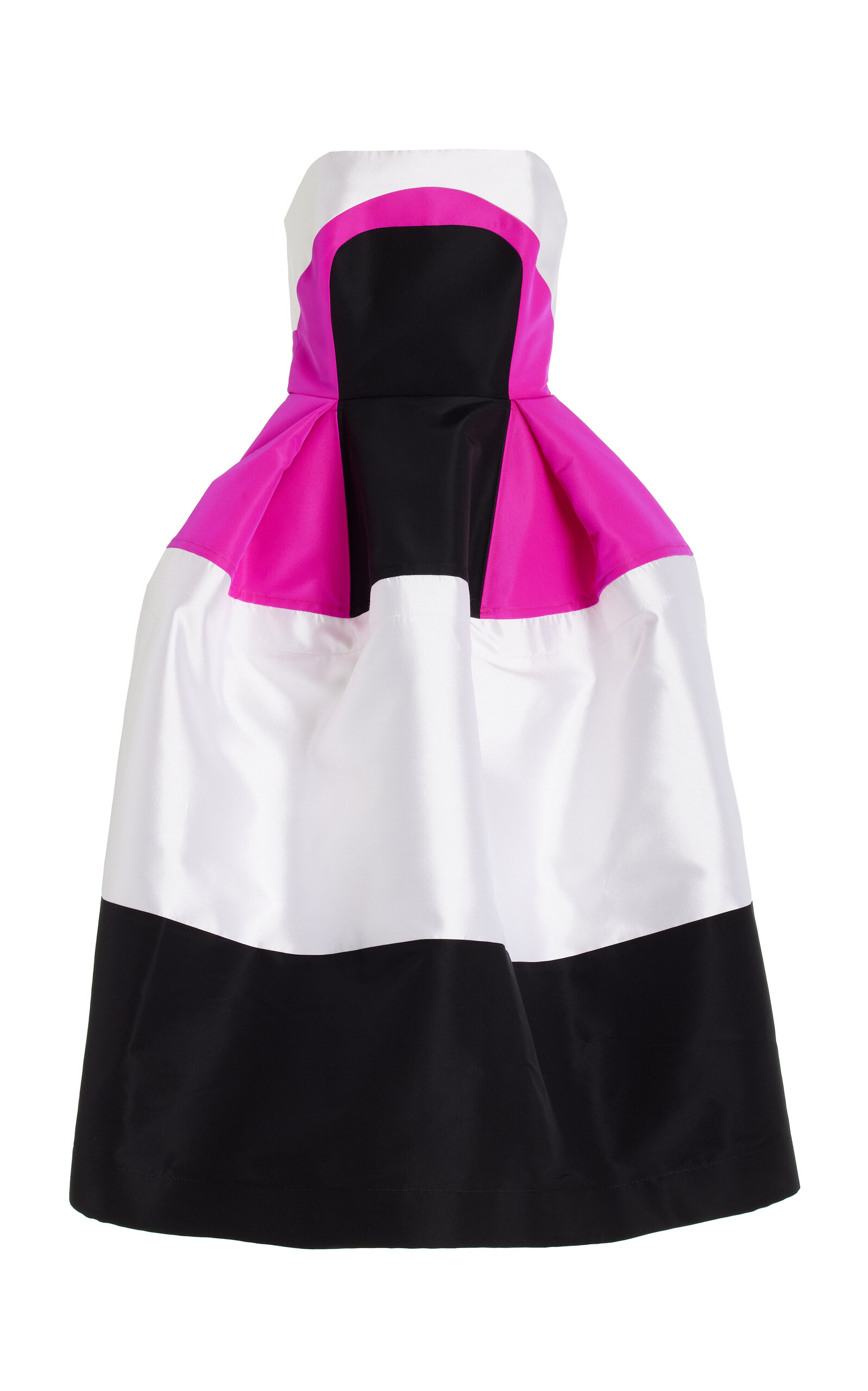 Owie Paneled Crepe Midi Dress