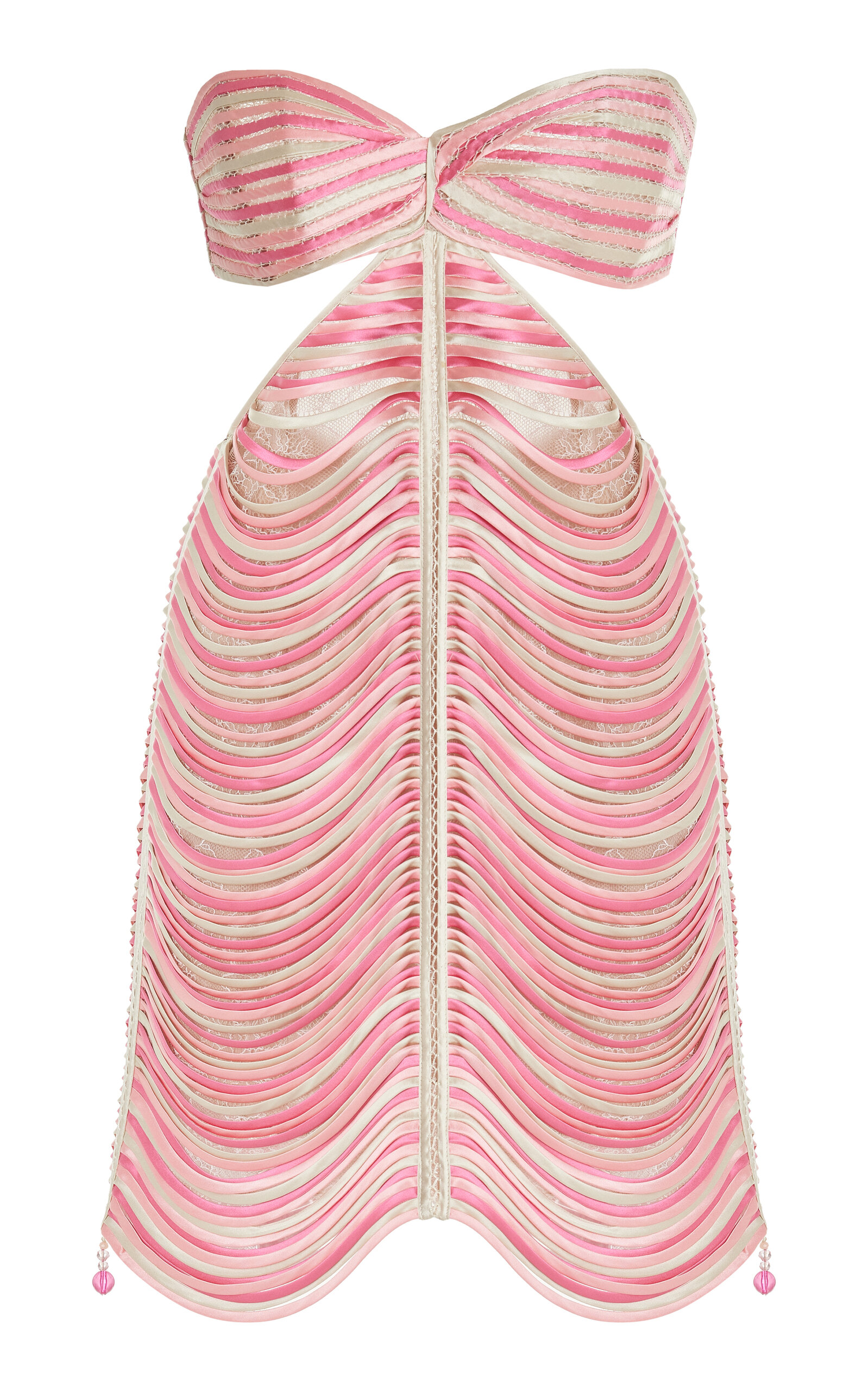 Francesca Miranda Ramos One-shoulder Dress In Pink