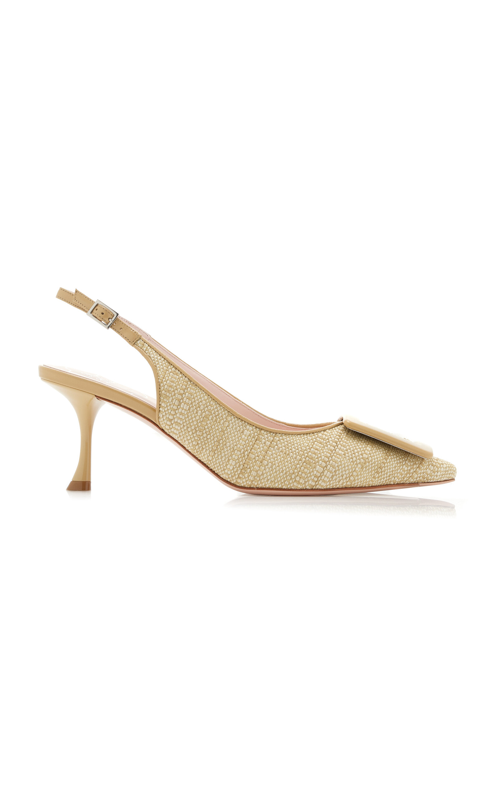 Roger Vivier Viv In The City Woven Slingback Pumps