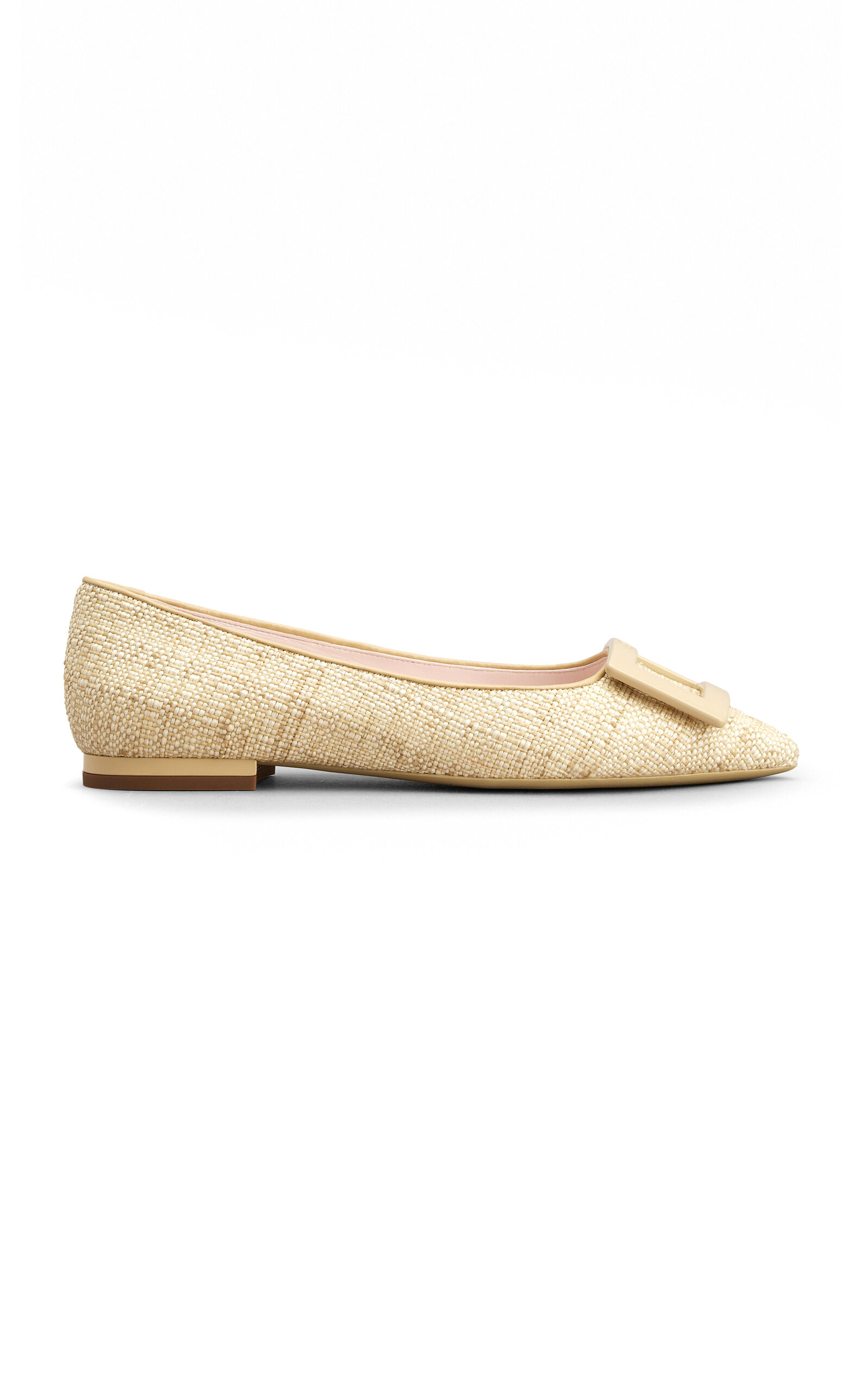 Roger Vivier Gommettine Woven Piping Flats