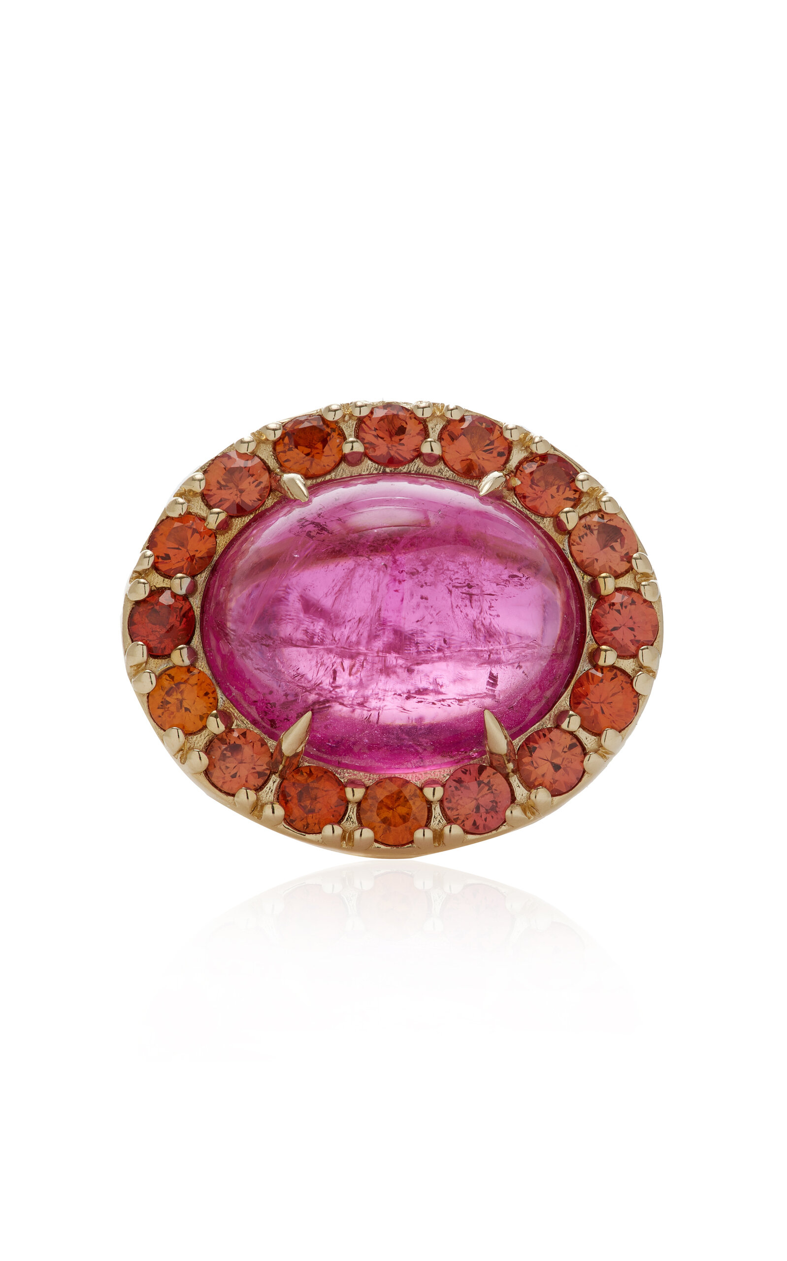 Dolly 14K Yellow Gold Tourmaline and Sapphire Ring