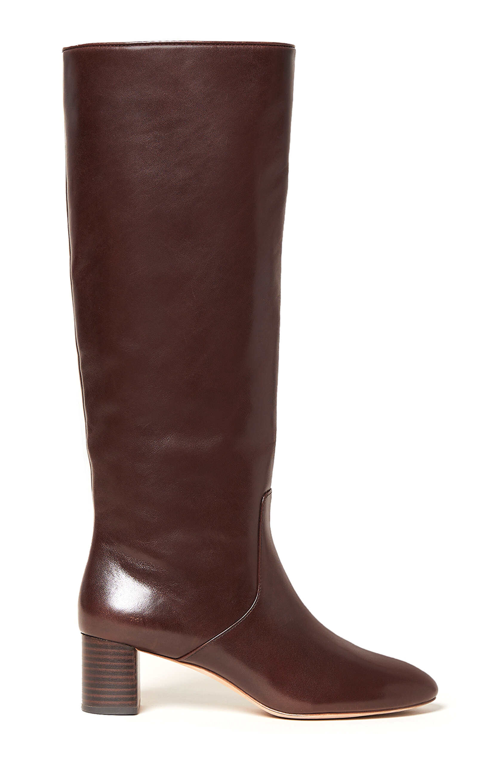 LOEFFLER RANDALL GIA LEATHER KNEE BOOTS