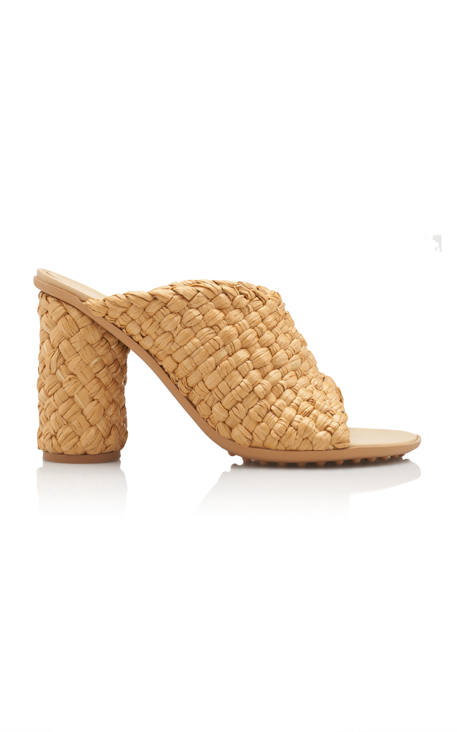 Bottega Veneta Atomic Intrecciato Raffia Sandals