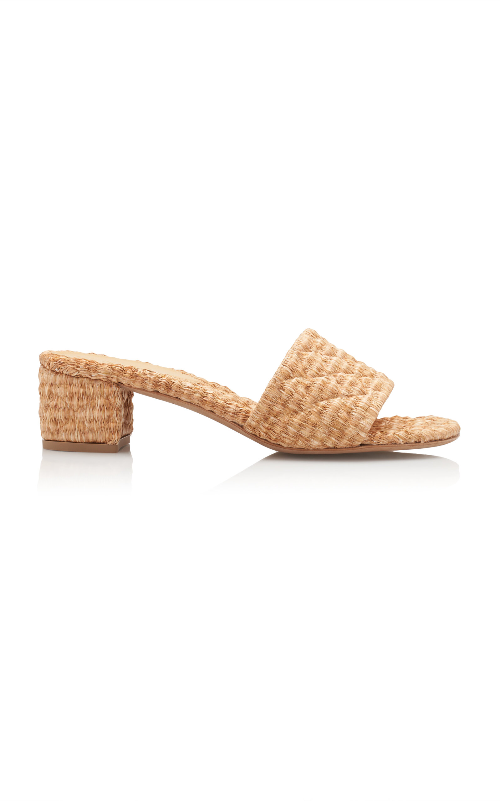 Bottega Veneta Amy Woven Wicker Sandals