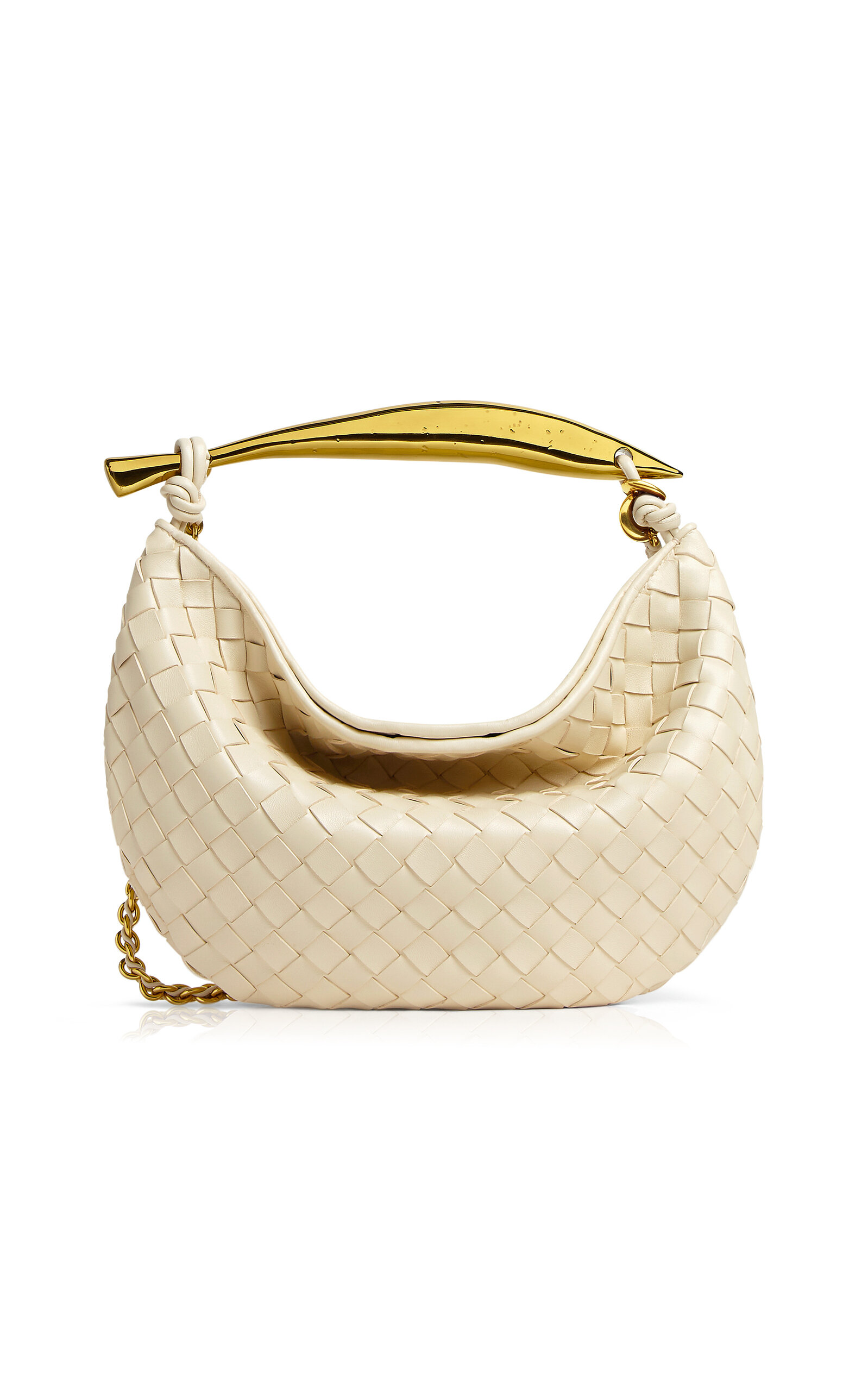 Bottega Veneta Small Sardine Intrecciato Leather Bag - Moda Operandi