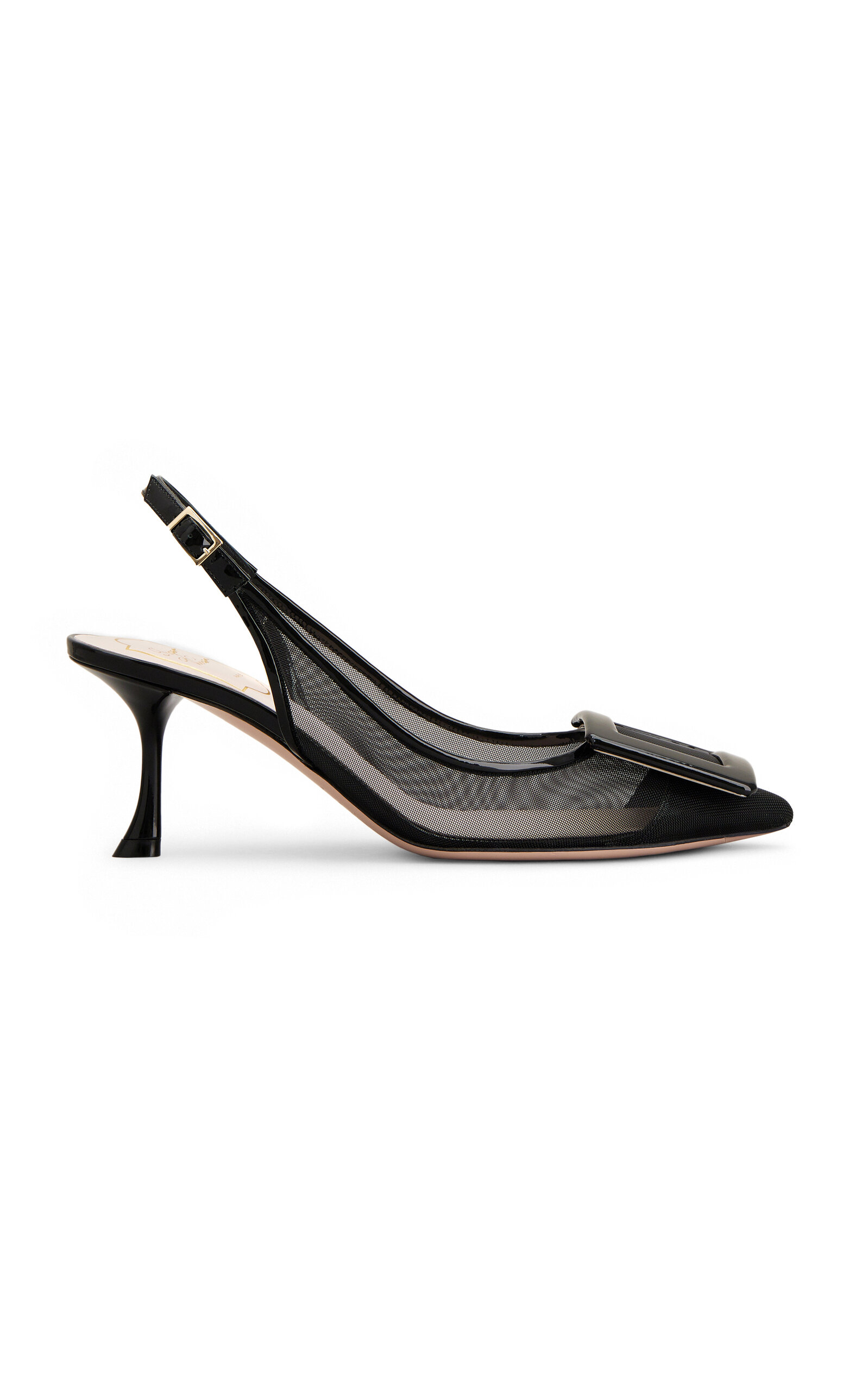 Roger Vivier Viv In The City Slingback Pumps In Black