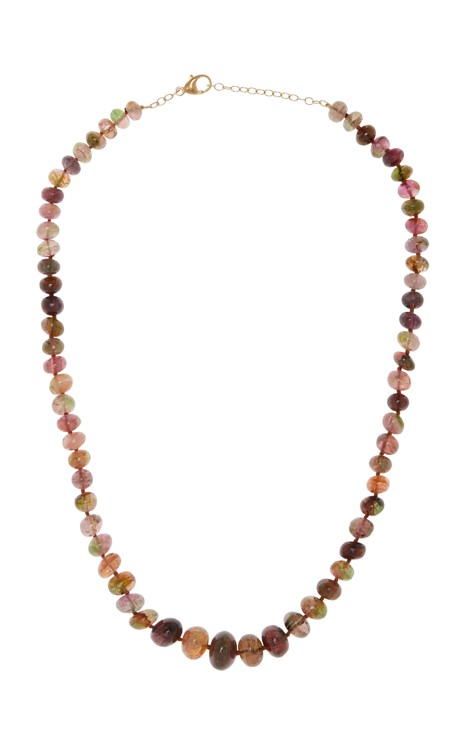 Jia Jia 14k Yellow Gold Tourmaline Necklace In Pink