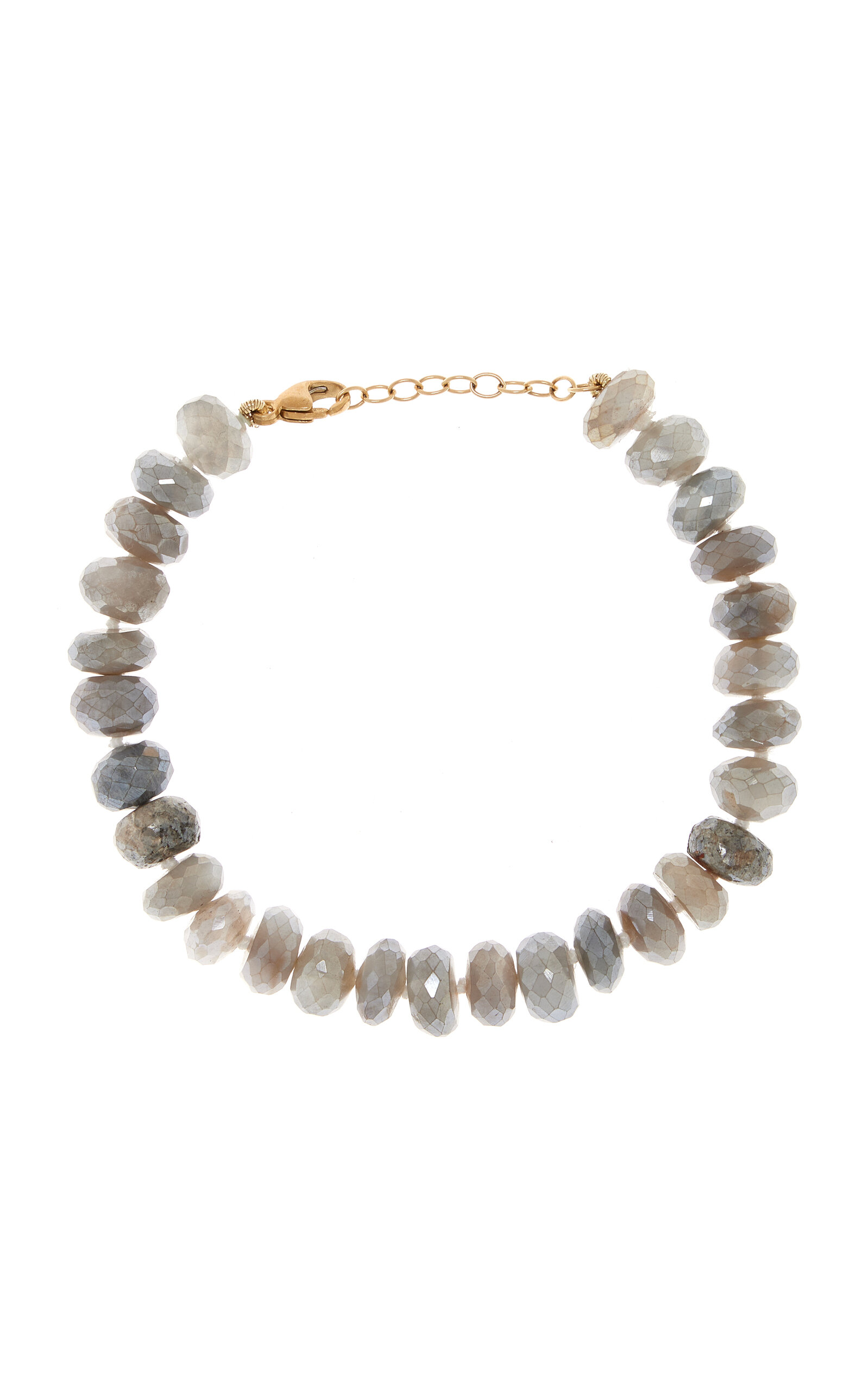 Jia Jia 14k Yellow Gold Labradorite Bracelet In Light Grey