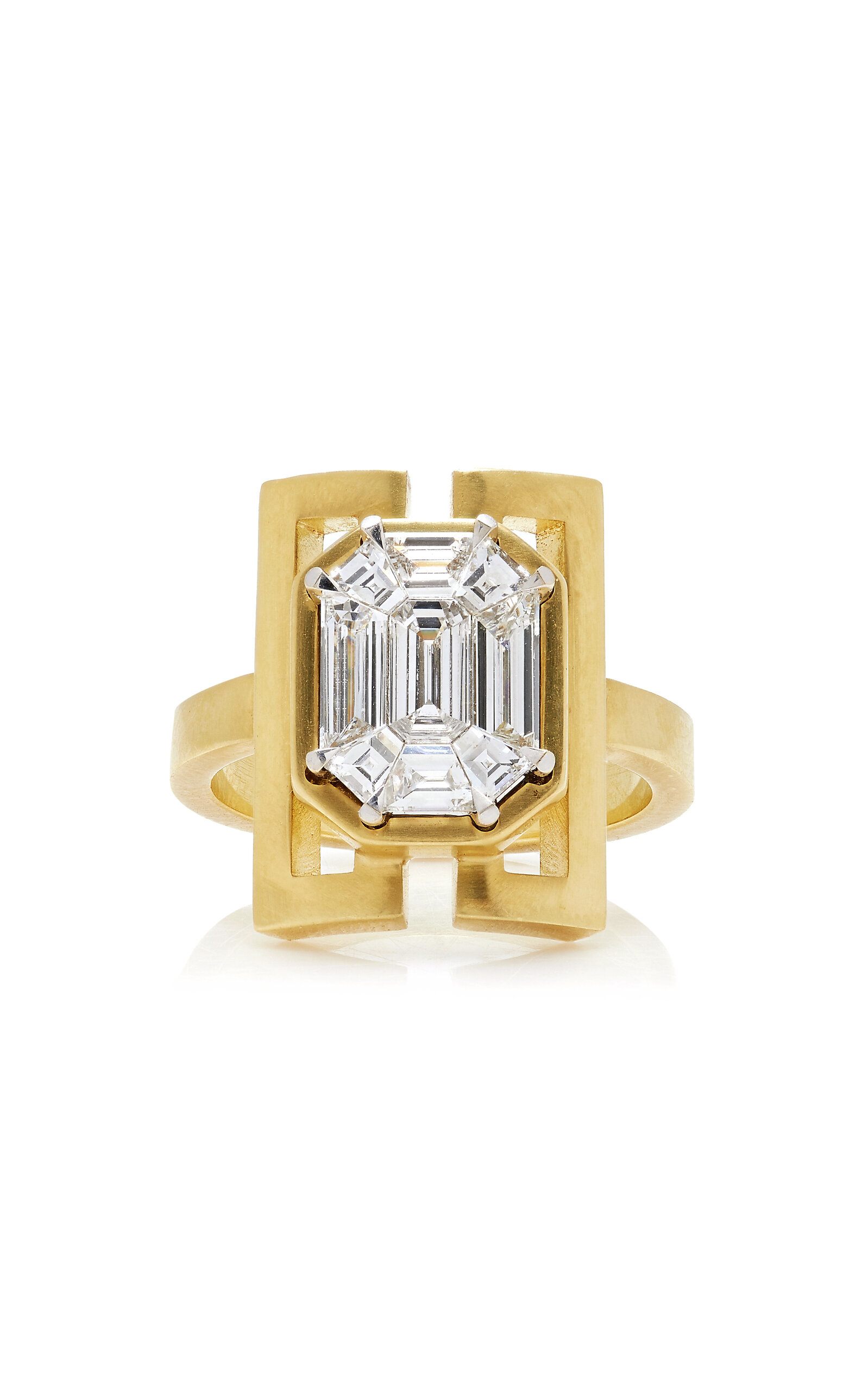 Kelly Mosaic 18K Yellow Gold Diamond Ring