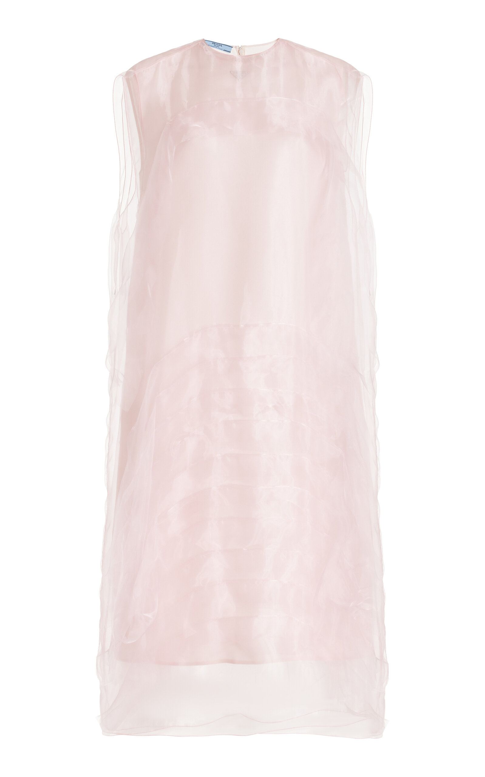 Prada Layered Silk Midi Dress