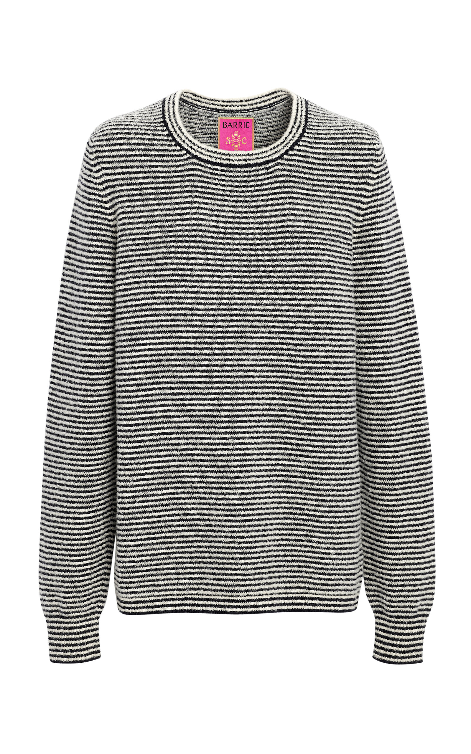 Barrie X Sofia Coppola Striped Cashmere Sweater In Multi-coloured