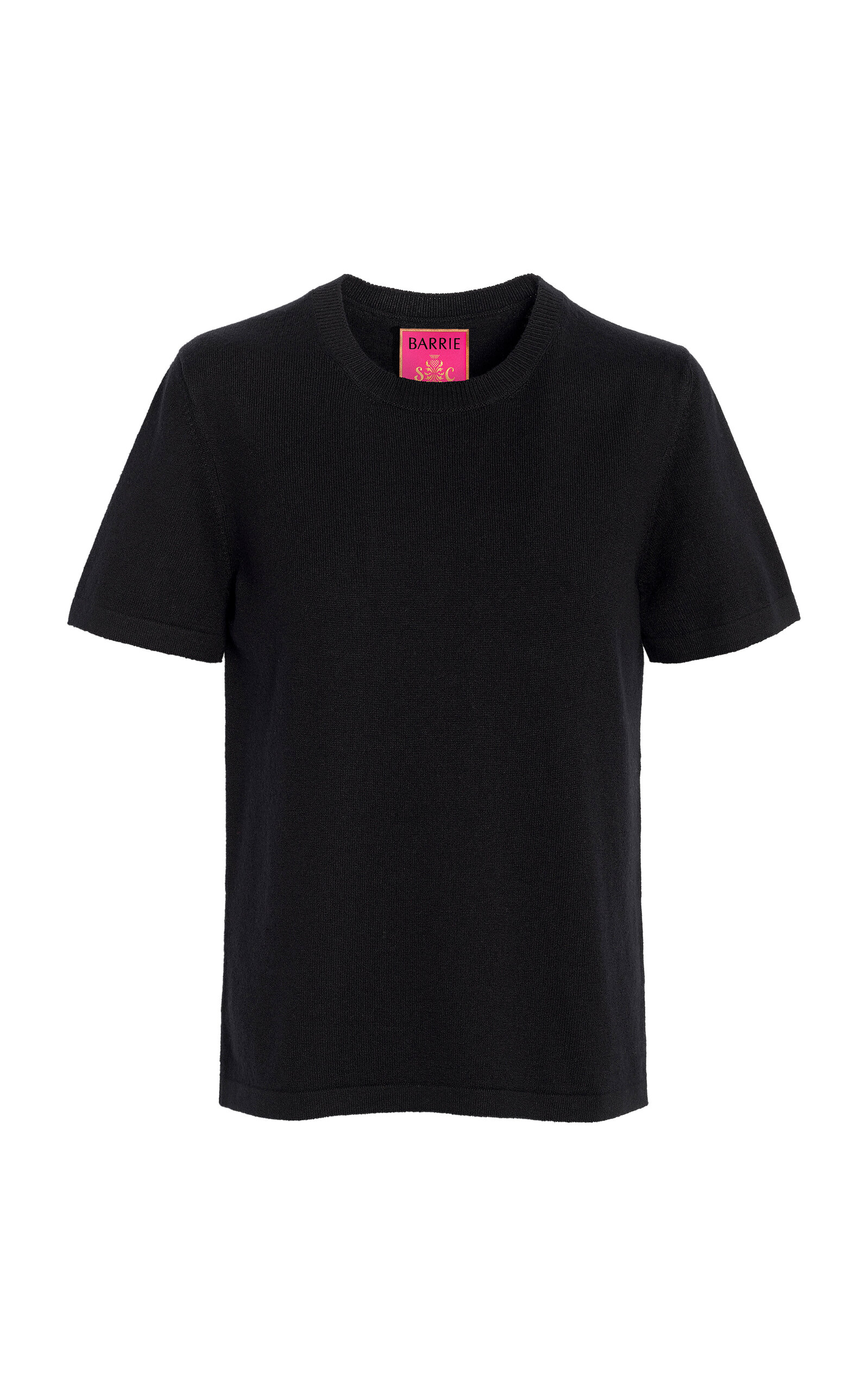 Barrie X Sofia Coppola Silk-cashmere Tee In Black
