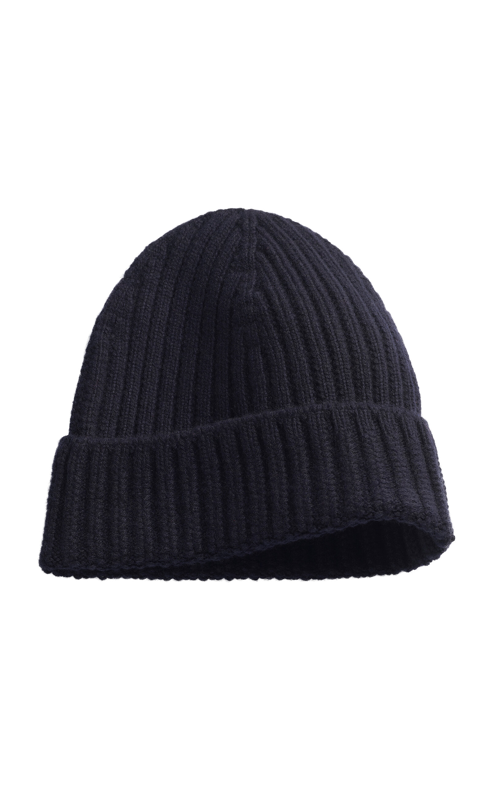 Barrie X Sofia Coppola Ribbed-knit Cashmere Beanie In Black