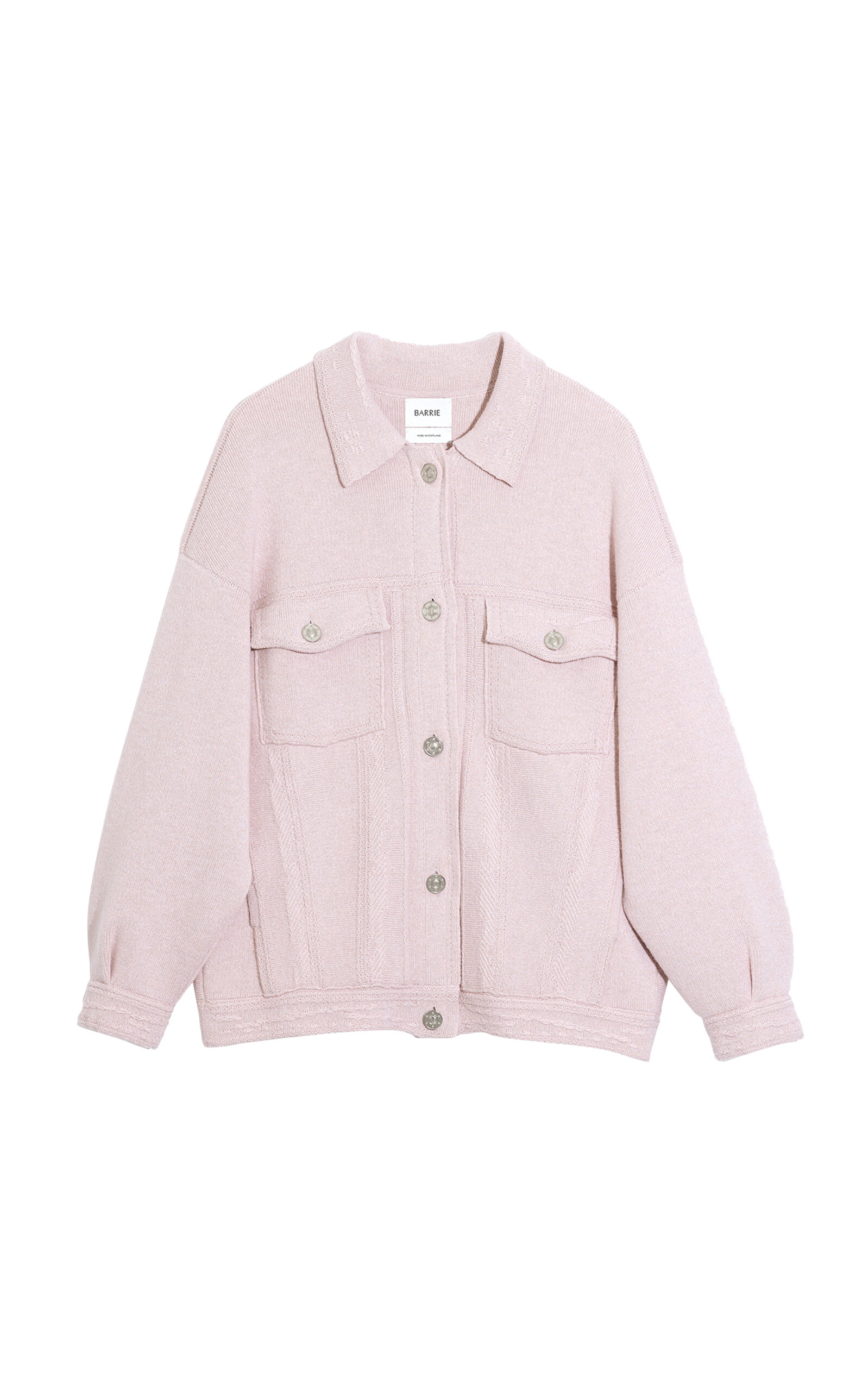 Barrie Oversized Cotton-cashmere Denim Jacket