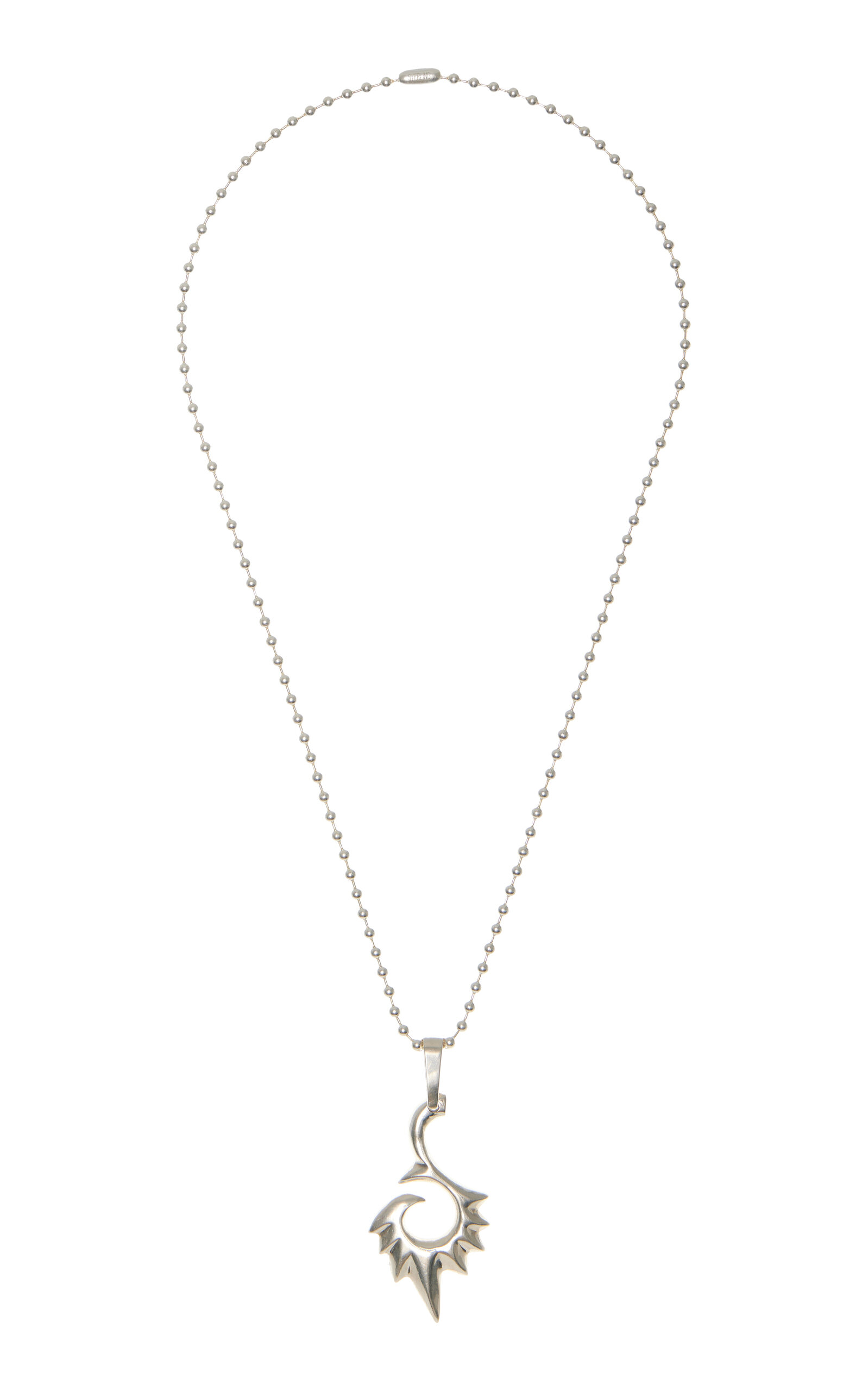 Martine Ali Exclusive Sunspot Sterling Silver Necklace In Metallic