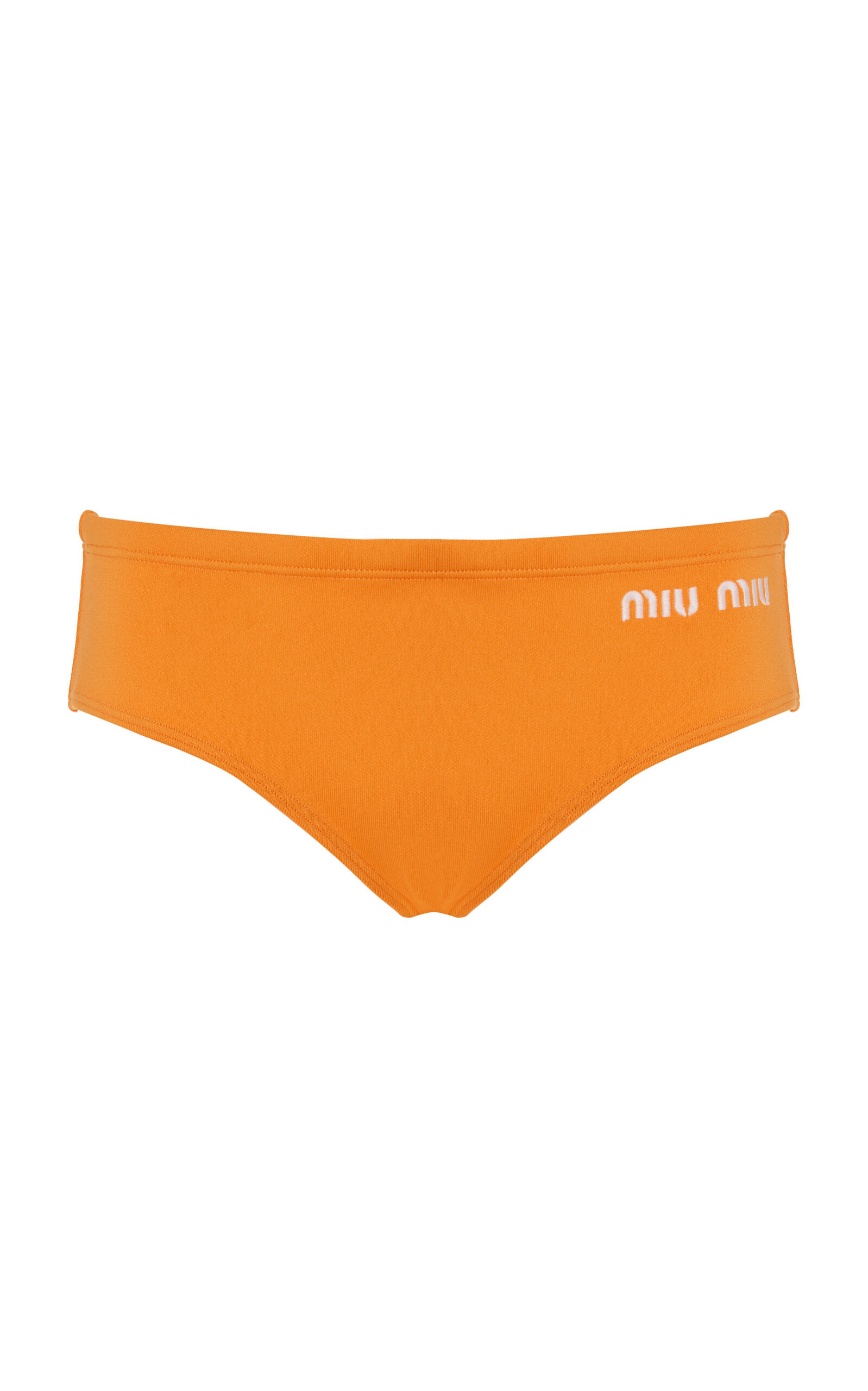 Miu Miu Logo-Knit Nylon Panties