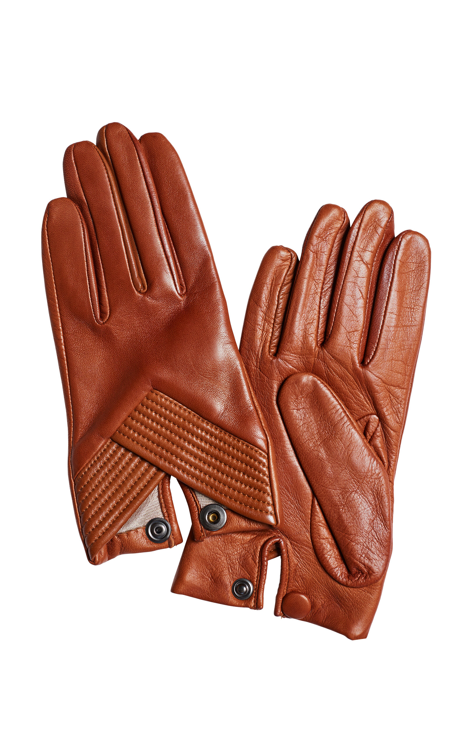 Paula Rowan Caroline Leather Gloves In Tan