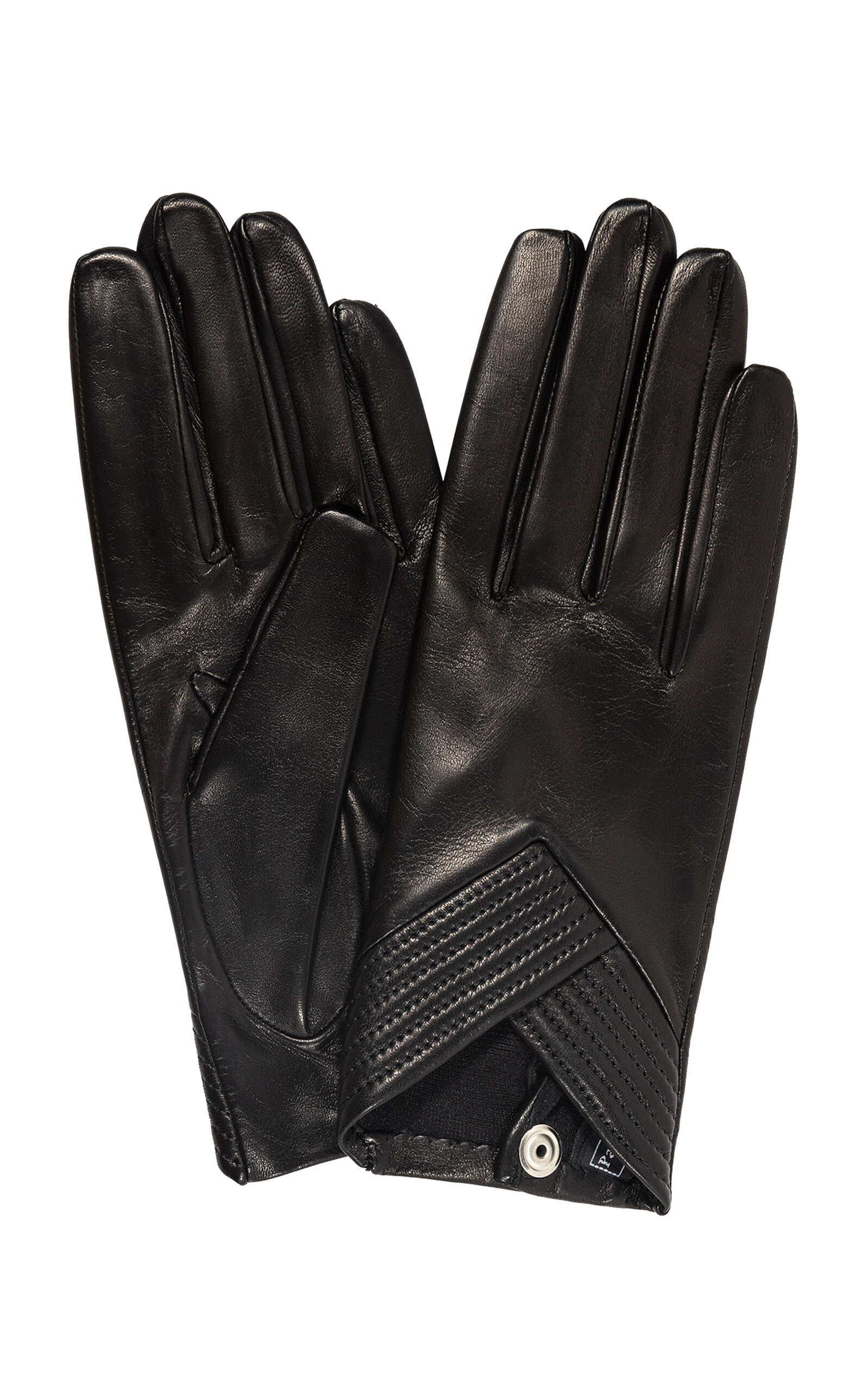 Paula Rowan Caroline Leather Gloves In Black