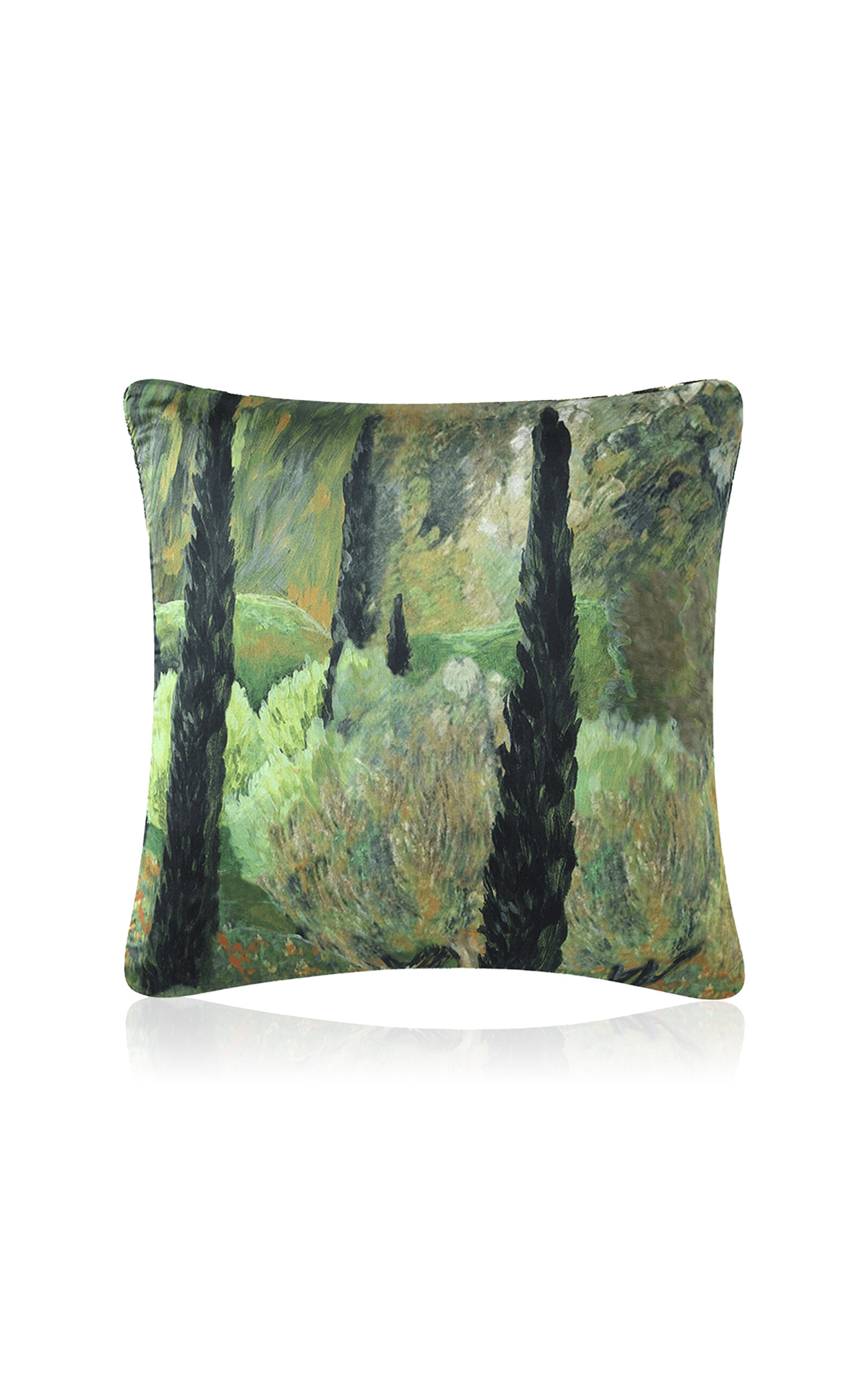 Alepel X Sunday Citizen Sunset Soiree Throw Pillow In Green