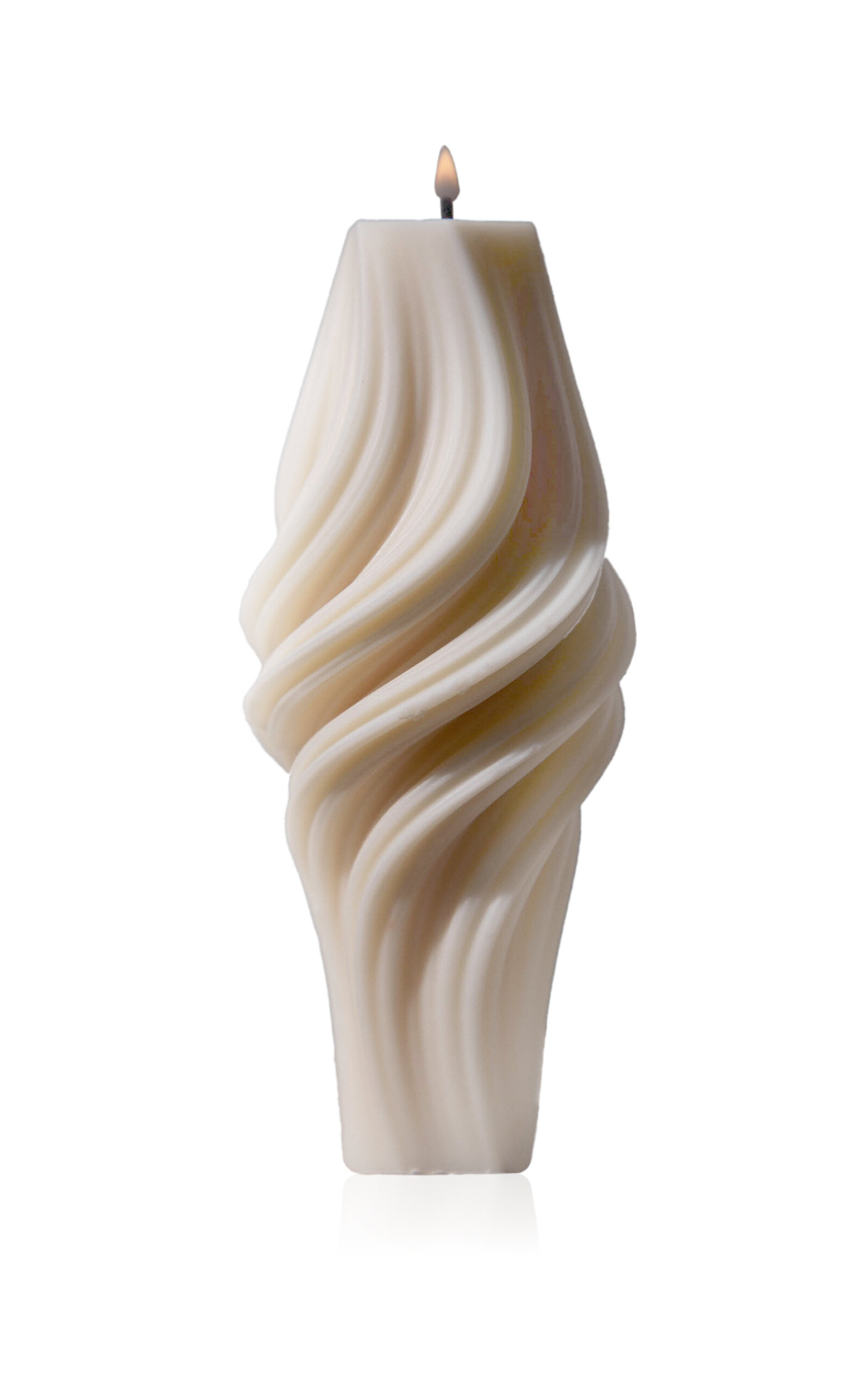Eluwa Studio Tall Molisa Candle - White