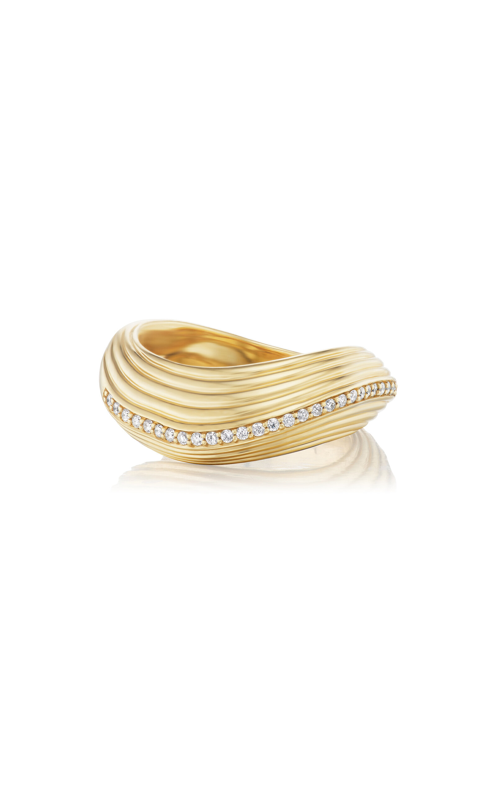 Marea 18K Yellow Gold Diamond Ring