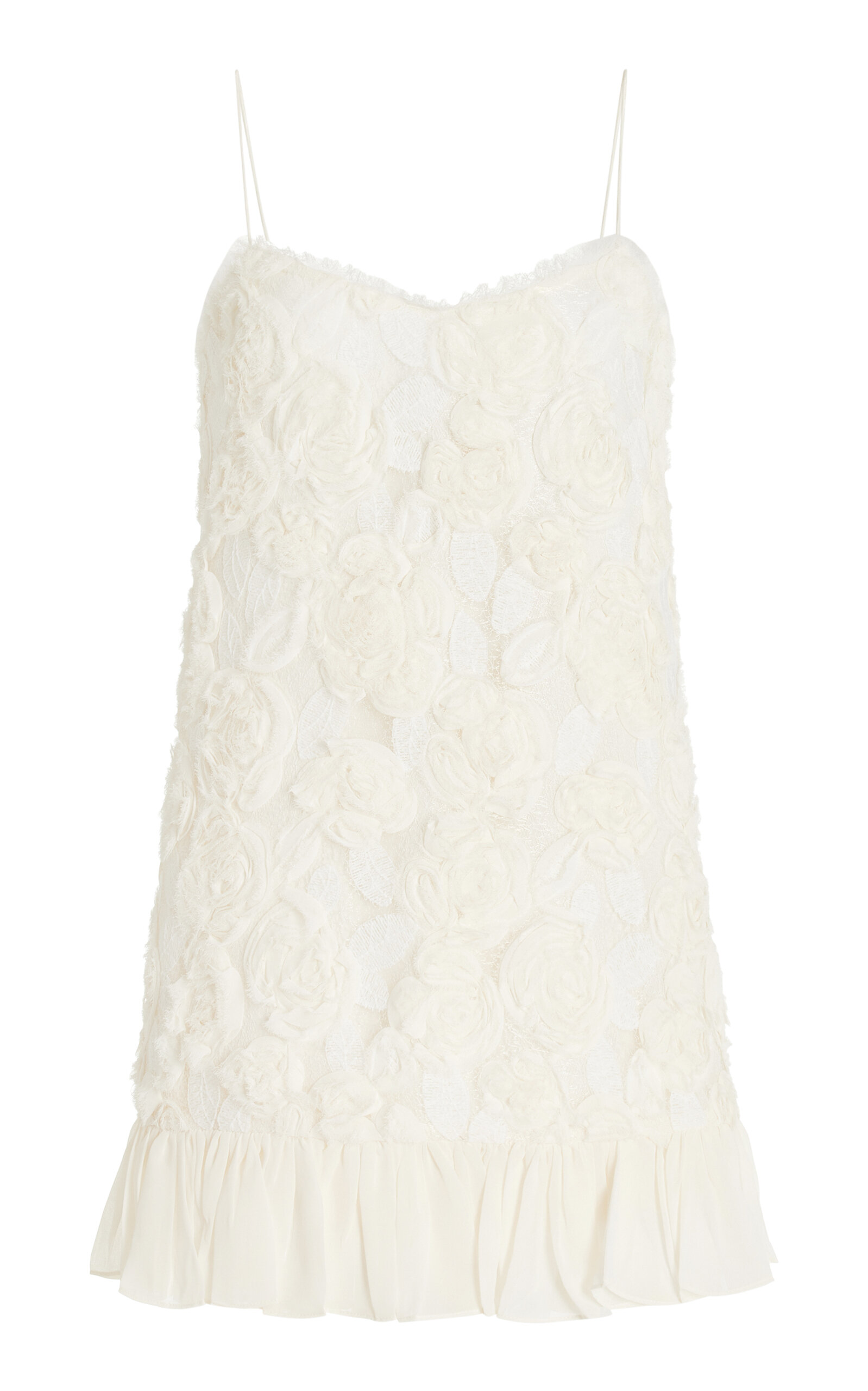 Alexis Blanc Textured Mini Dress In Ivory