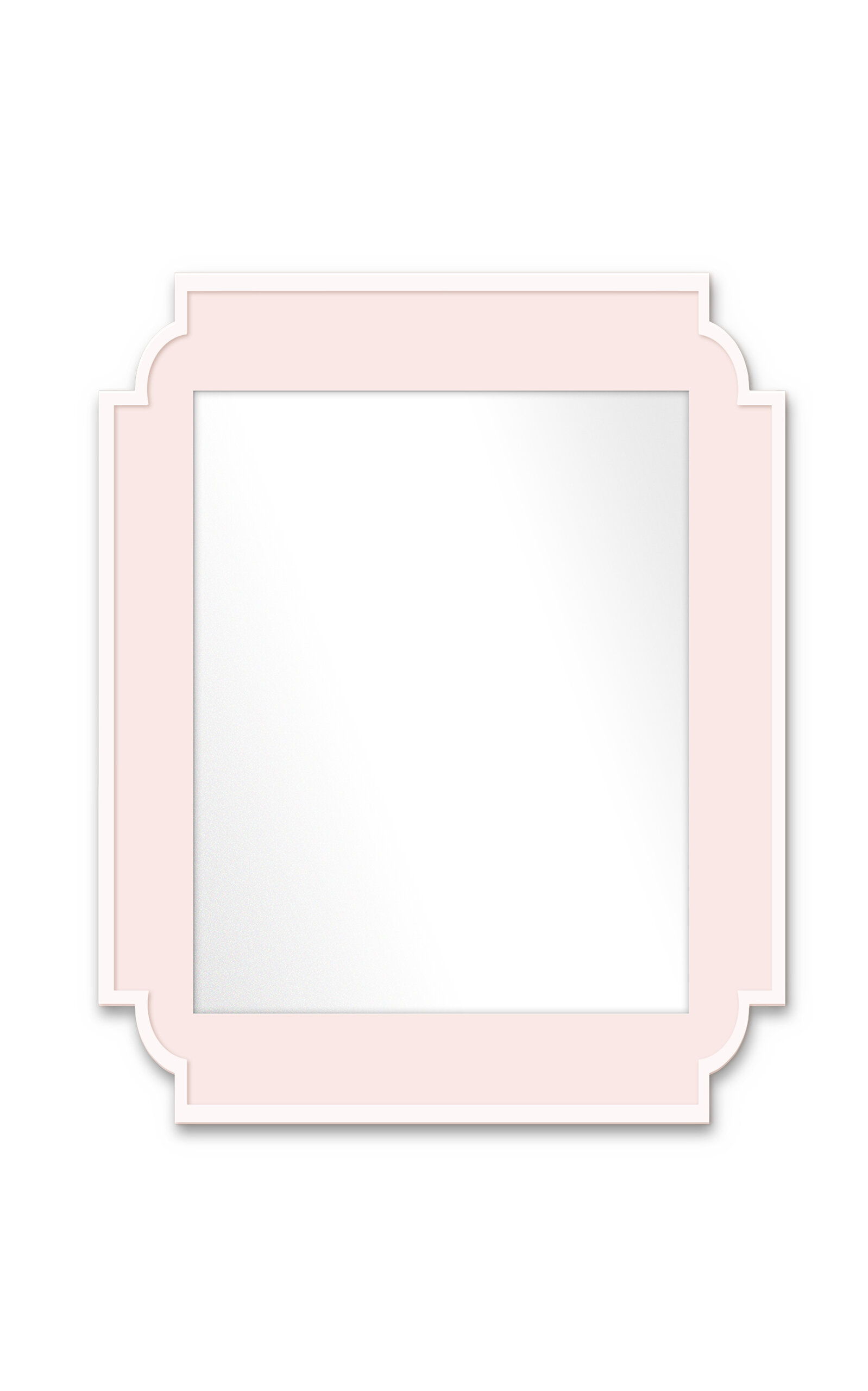 Shop Fleur Camp Mirror In Pink