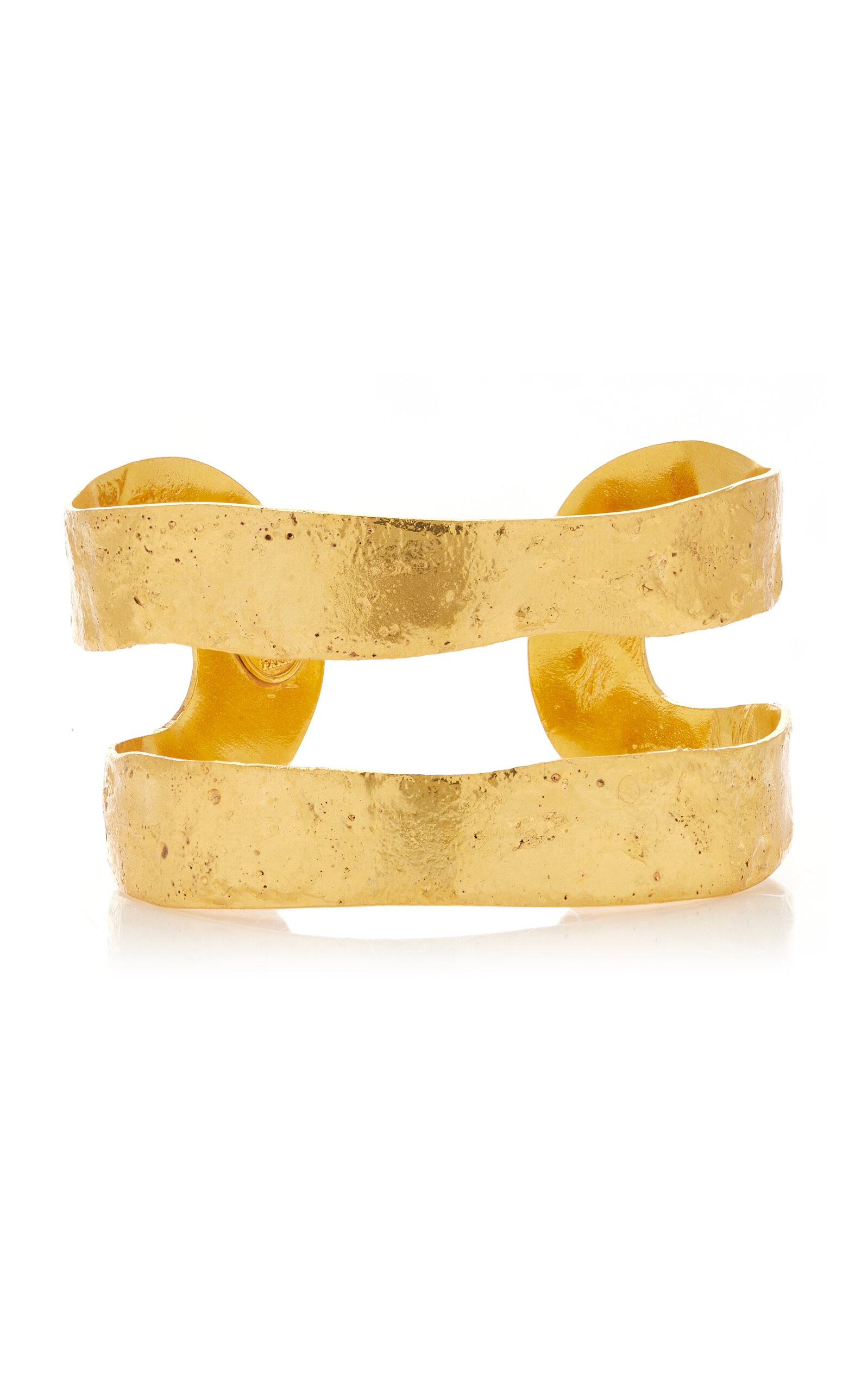 Small Bianca 22K Gold-Plated Cuff