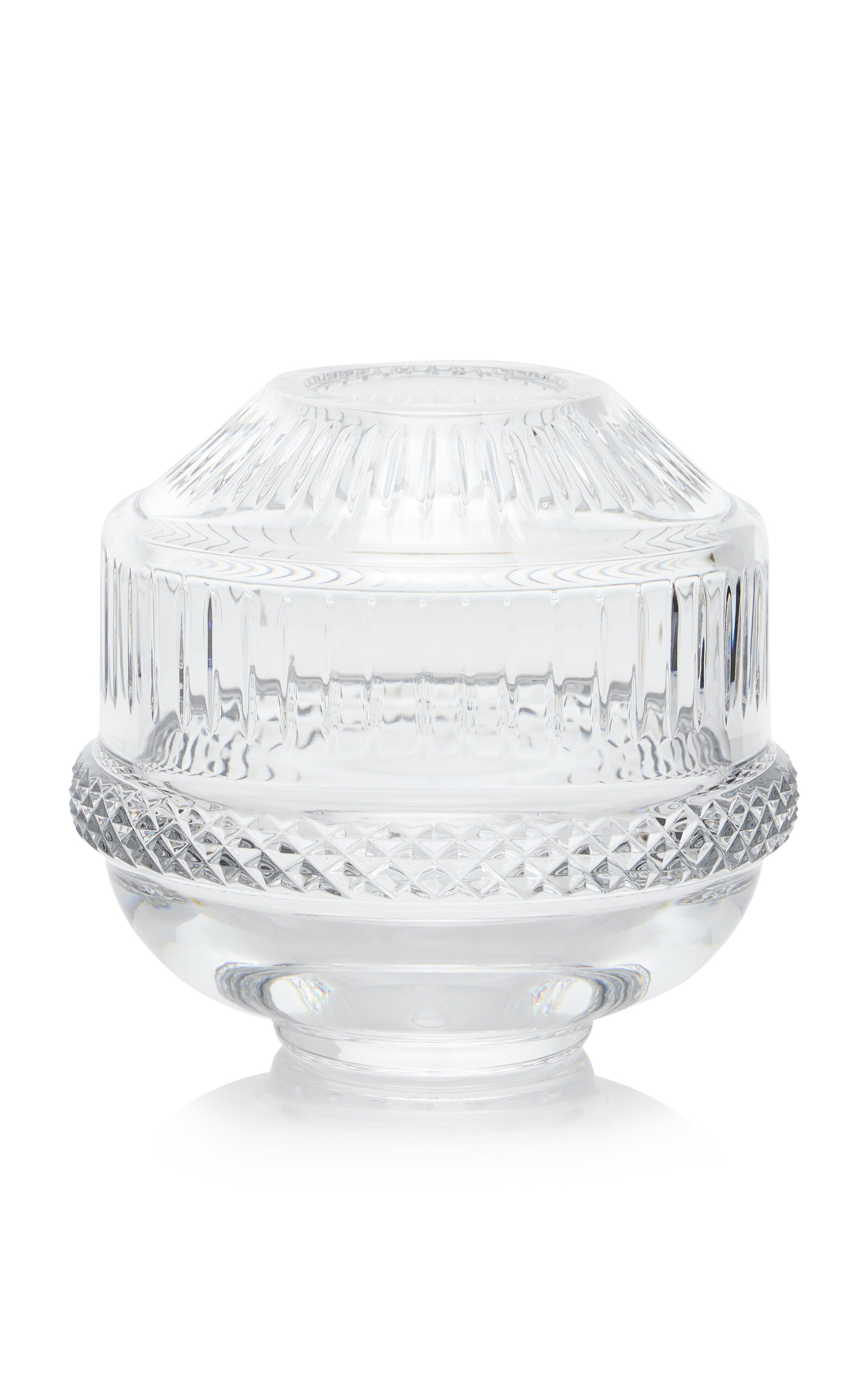 Shop Saint-louis Small Crystal Vase In Clear