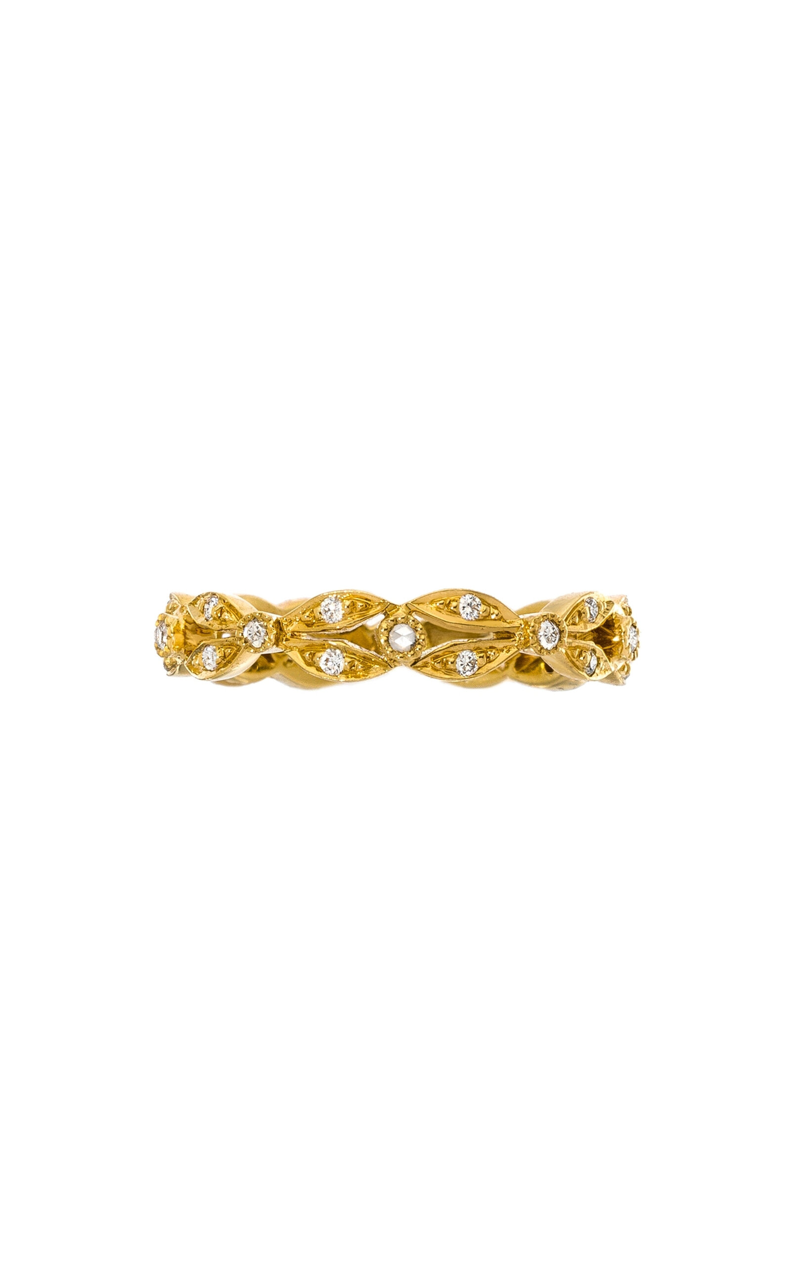 The Garland 18K Yellow Gold Diamond Ring