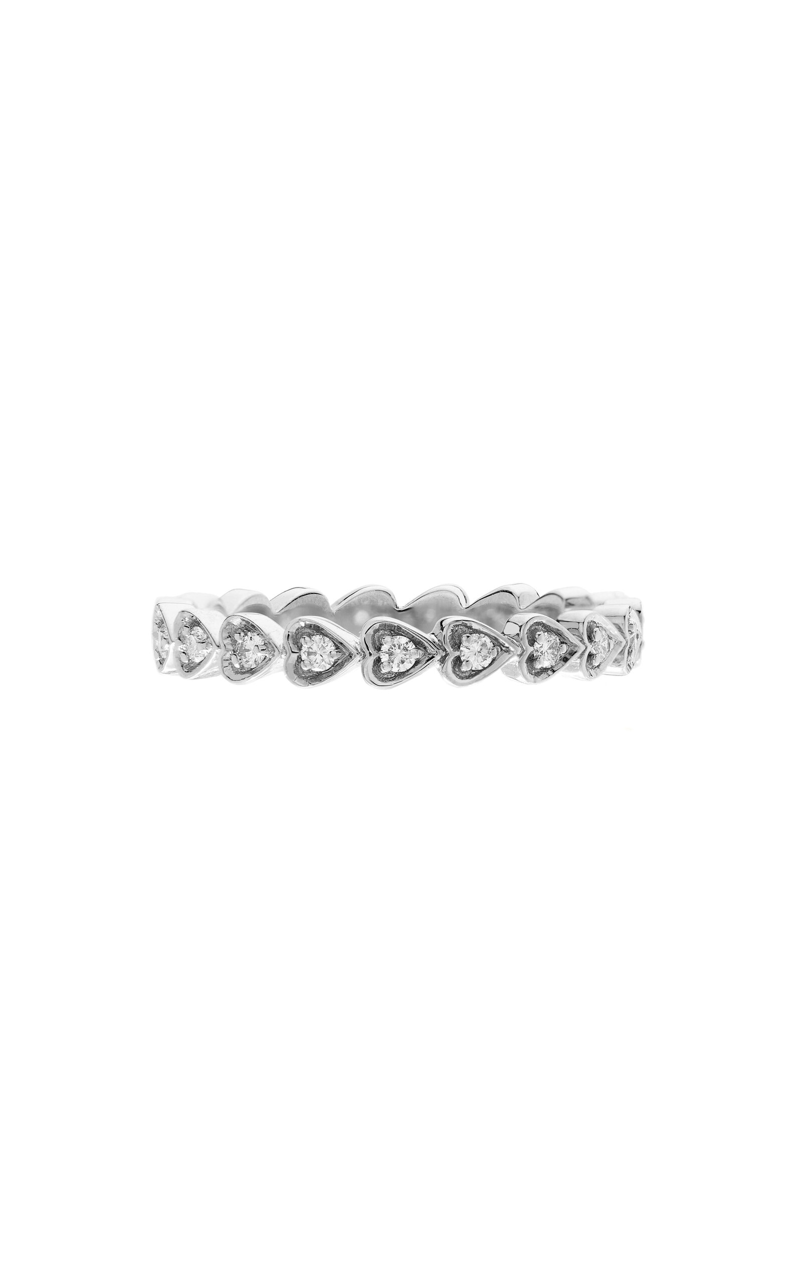 The Amor 18K White Gold Diamond Ring