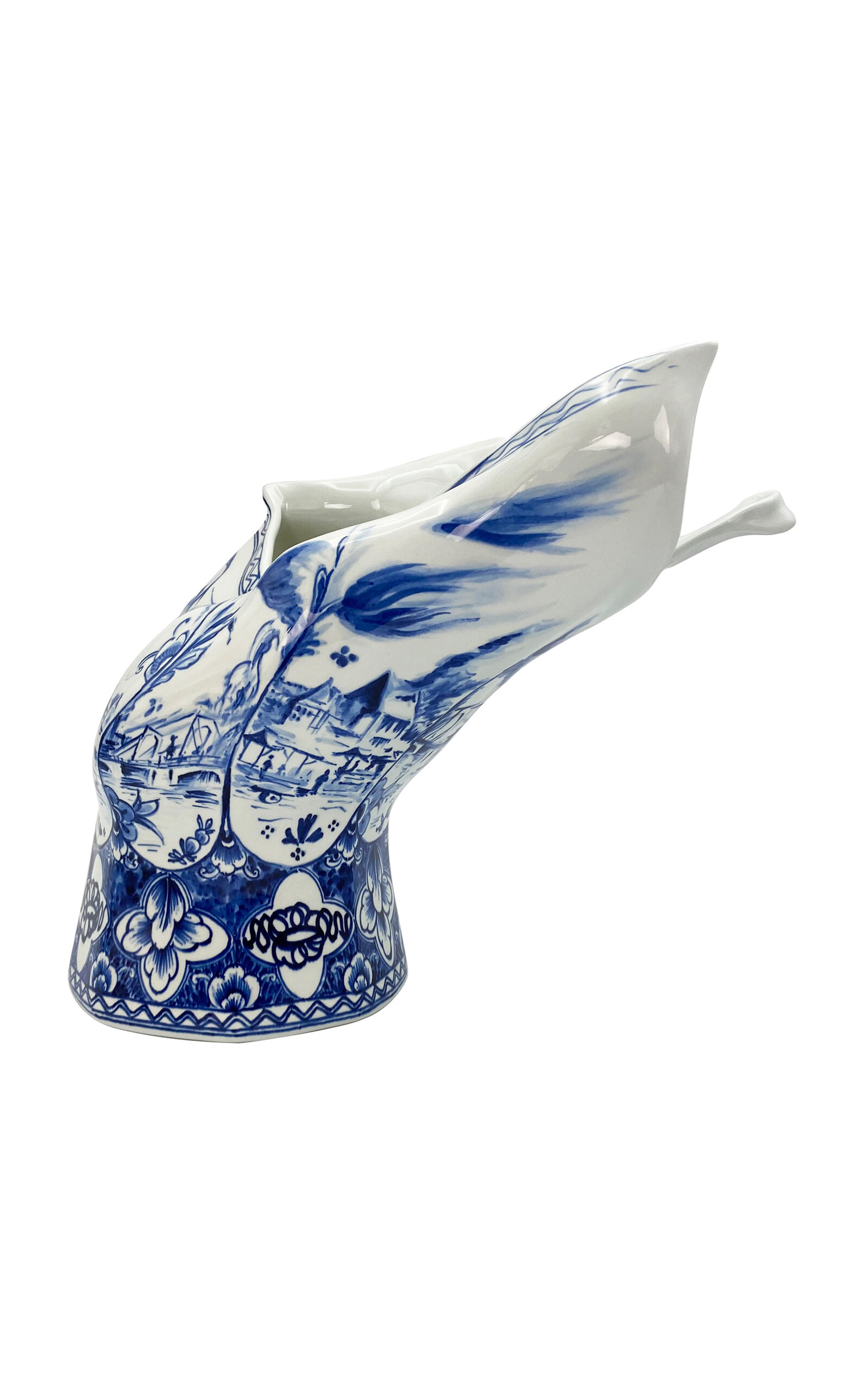 Royal Delft Blow Away Hand-Painted Porcelain Vase - Multi