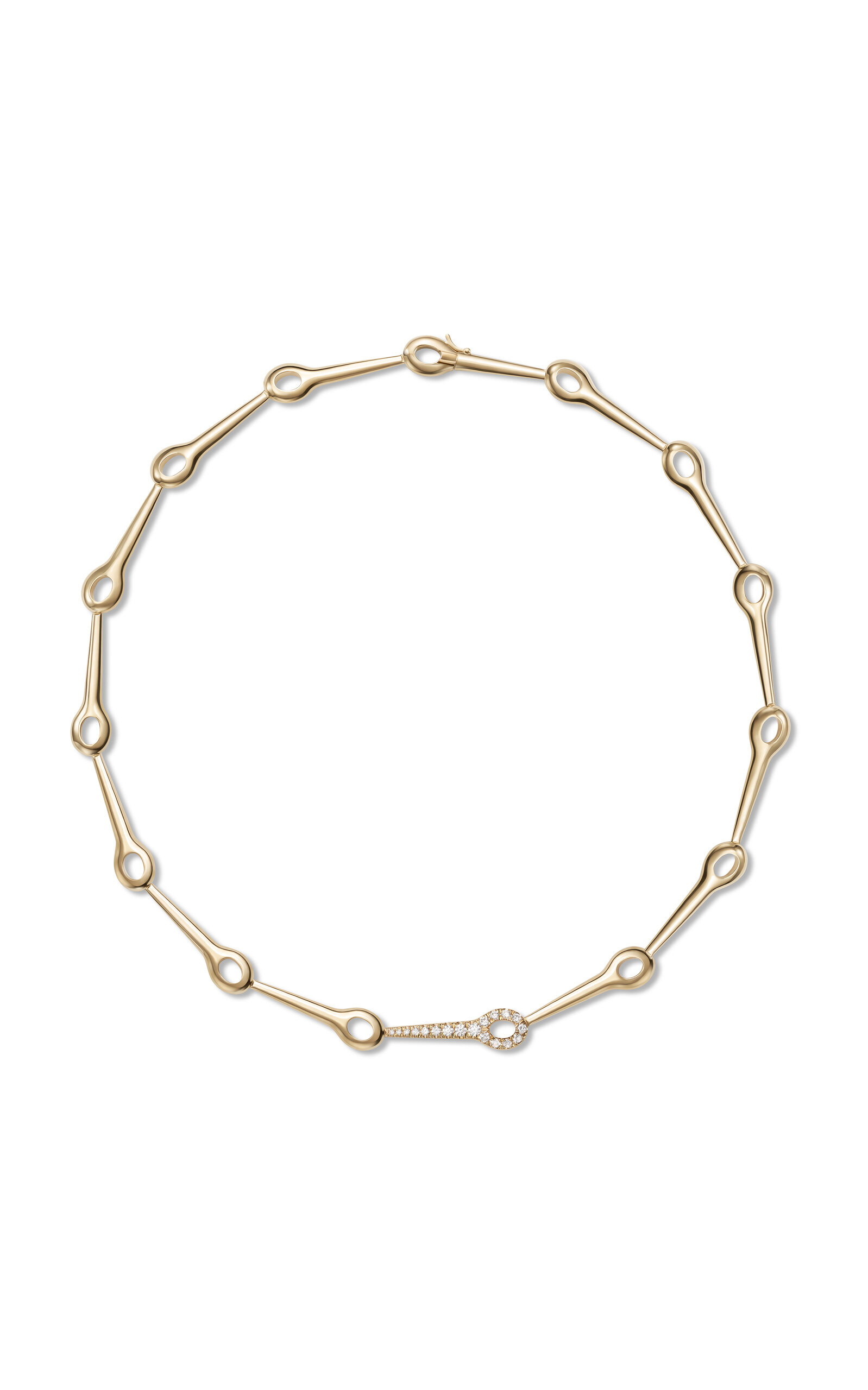 Lola 18k Yellow Gold Diamond Necklace