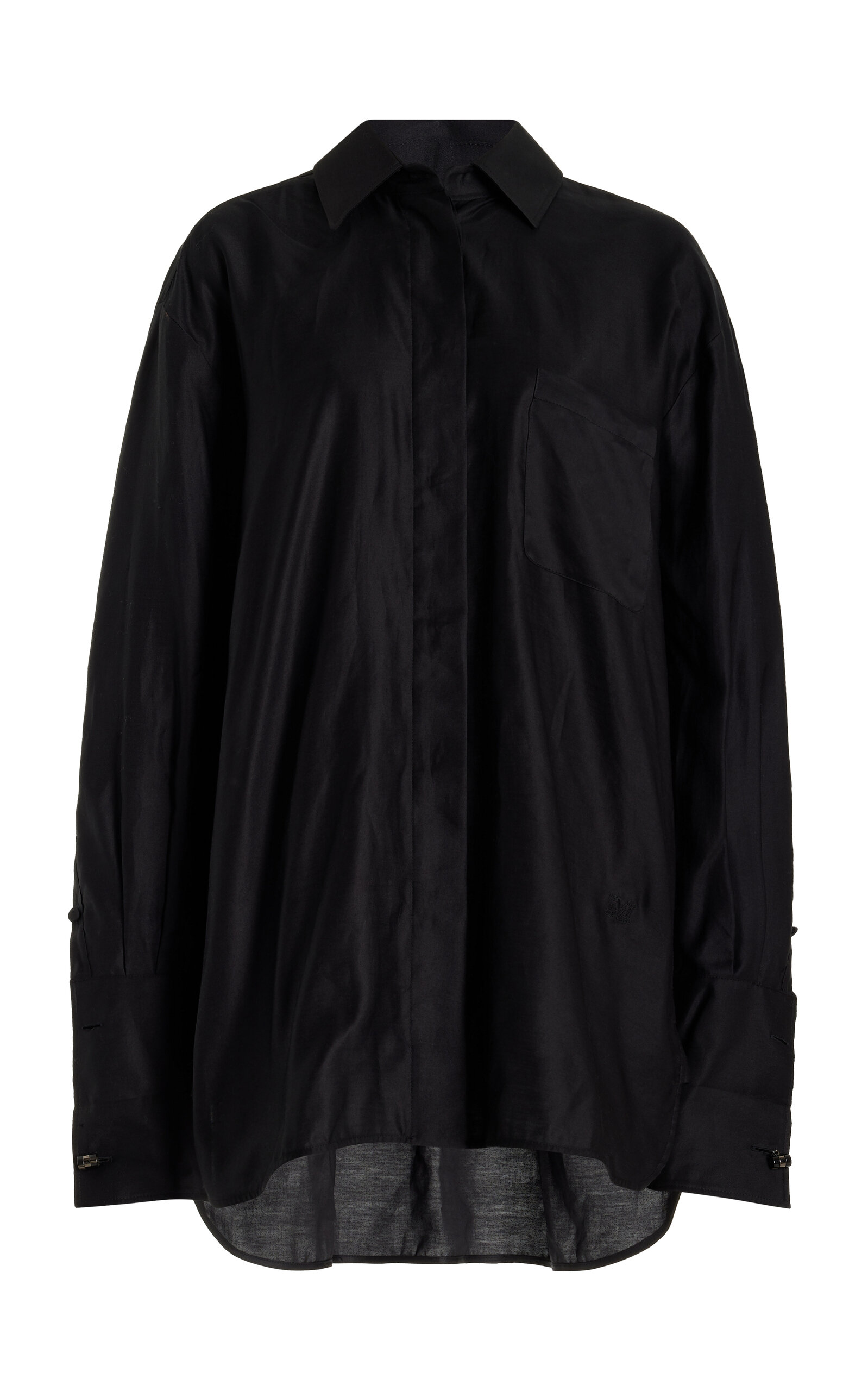 Shop Max Mara Marea Cotton Jacket In Black