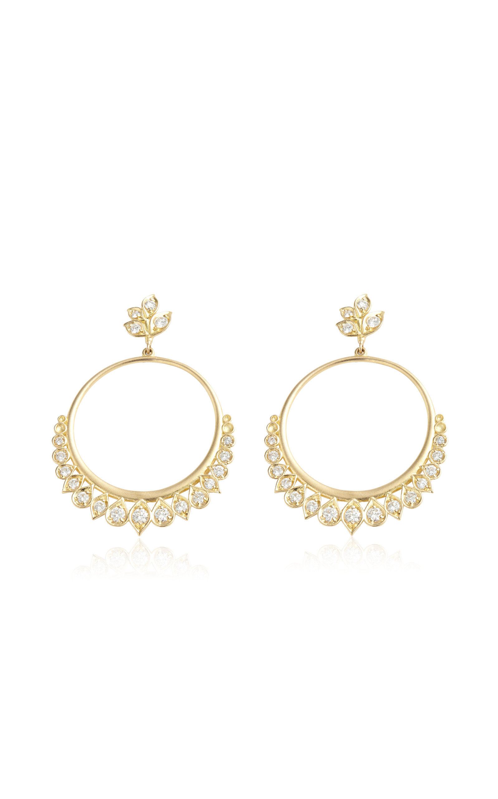 Jamie Wolf 18k Yellow Gold Diamond Earrings